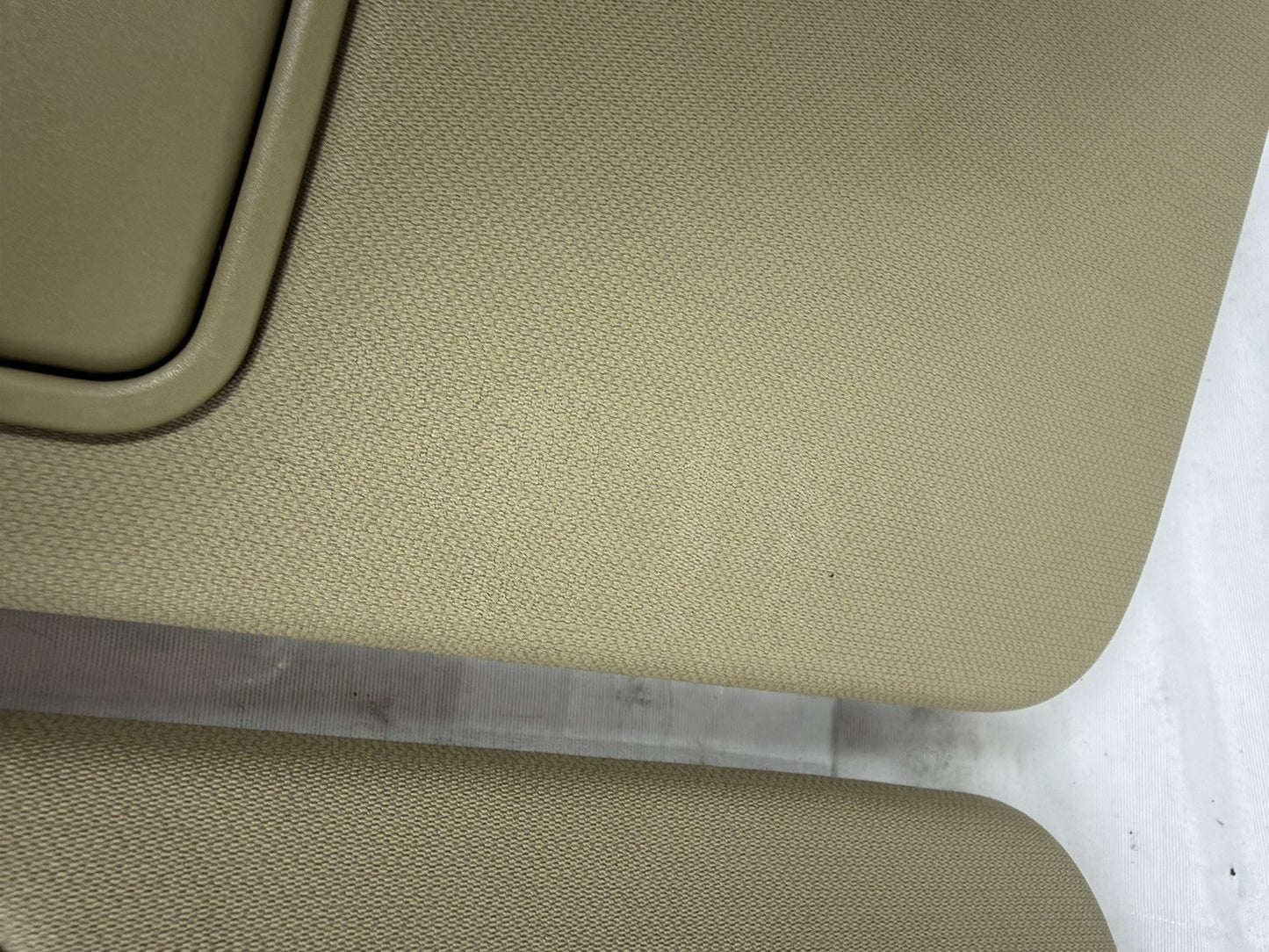 ✅2007 - 2011 Honda CRV OEM Sun Visor set Pair LH RH Tan Beige sunvisors No Illum