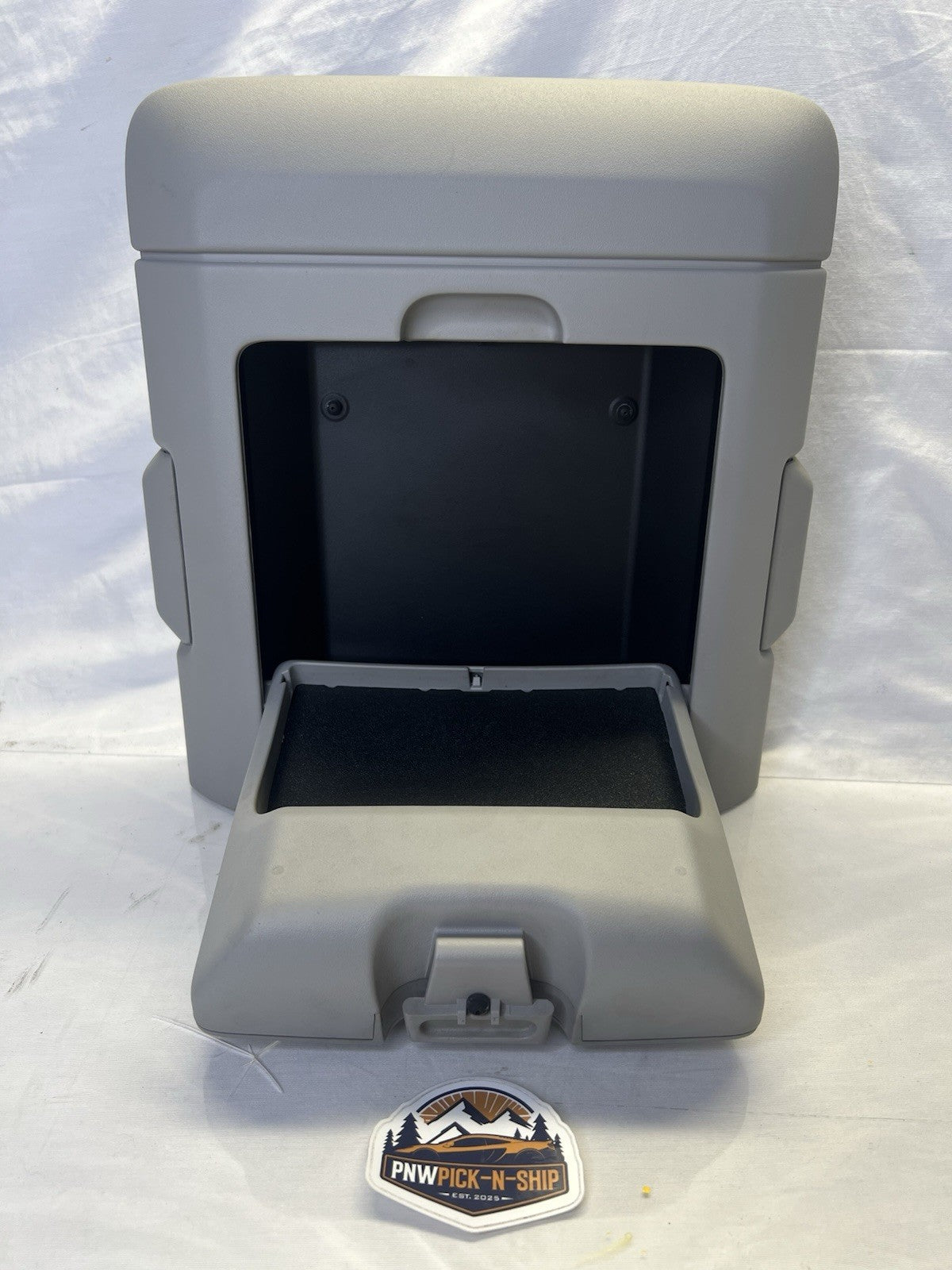 ✅ 04-08 Ford F150 Overhead Console SLIDING RAIL COMPARTMENT w/ Storage DARK GRAY