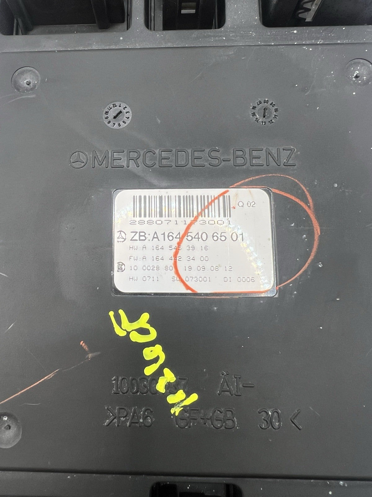 ✅ 2006-2013 MERCEDES 164 GL450 R350 Front SAM Control Module Unit A1645406501