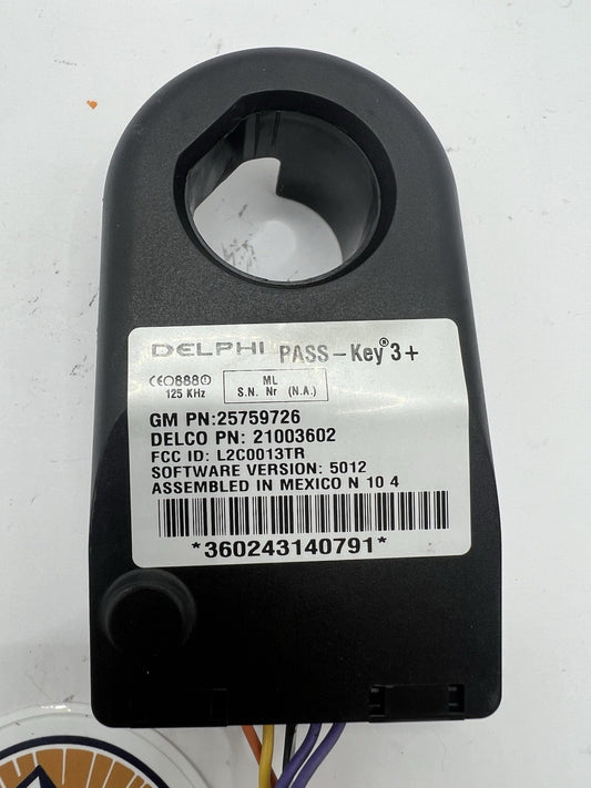 ✅ 03-07 CTS 04-06 SRX IGNITION TRANSCEIVER IMMOBILIZER MODULE USED OEM 25759726