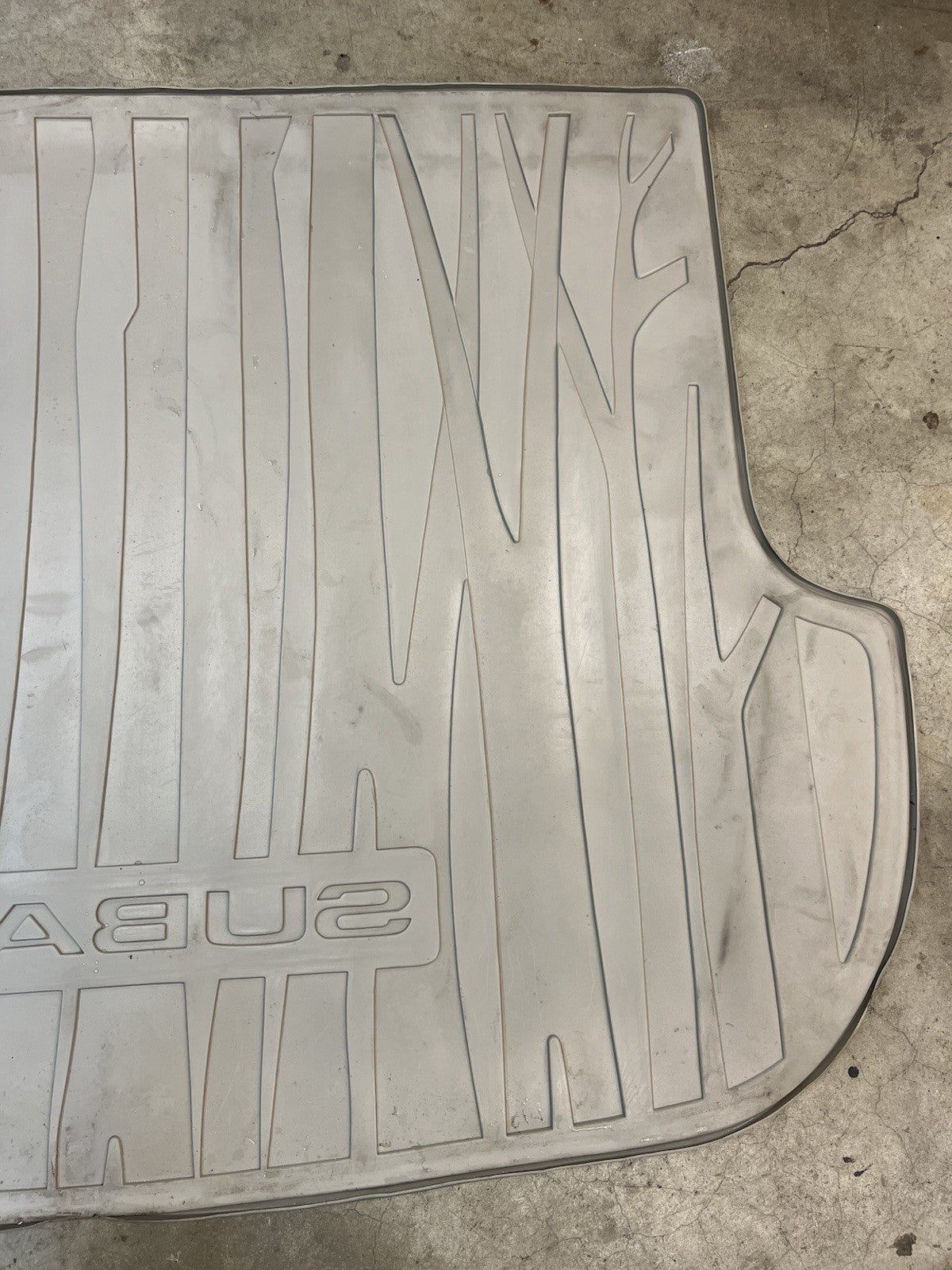 ✅ 2009-2013 Subaru Forester Rubber Trunk All Weather Cargo Mat Liner Gray OEM