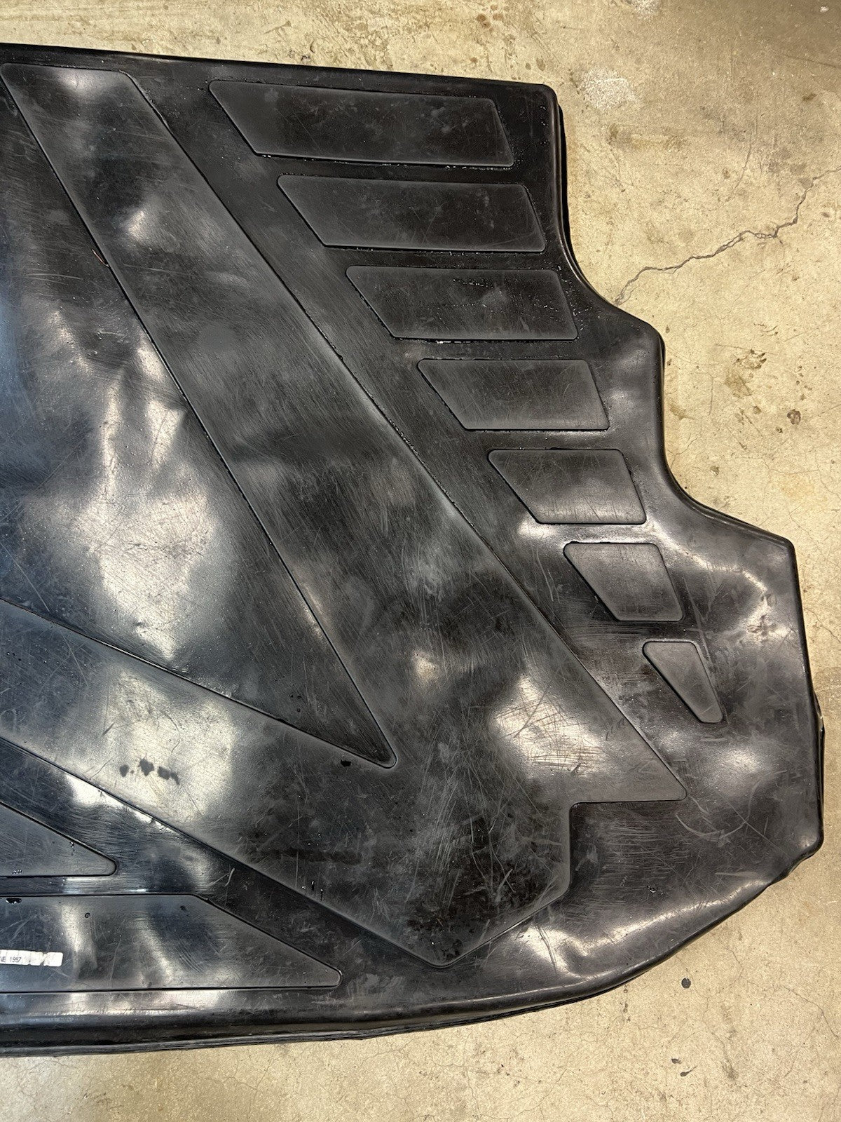 ✅ 98-02 SUBARU FORESTER OEM REAR HATCH TRUNK TRAY CARGO LINER RUBBER MAT BLACK