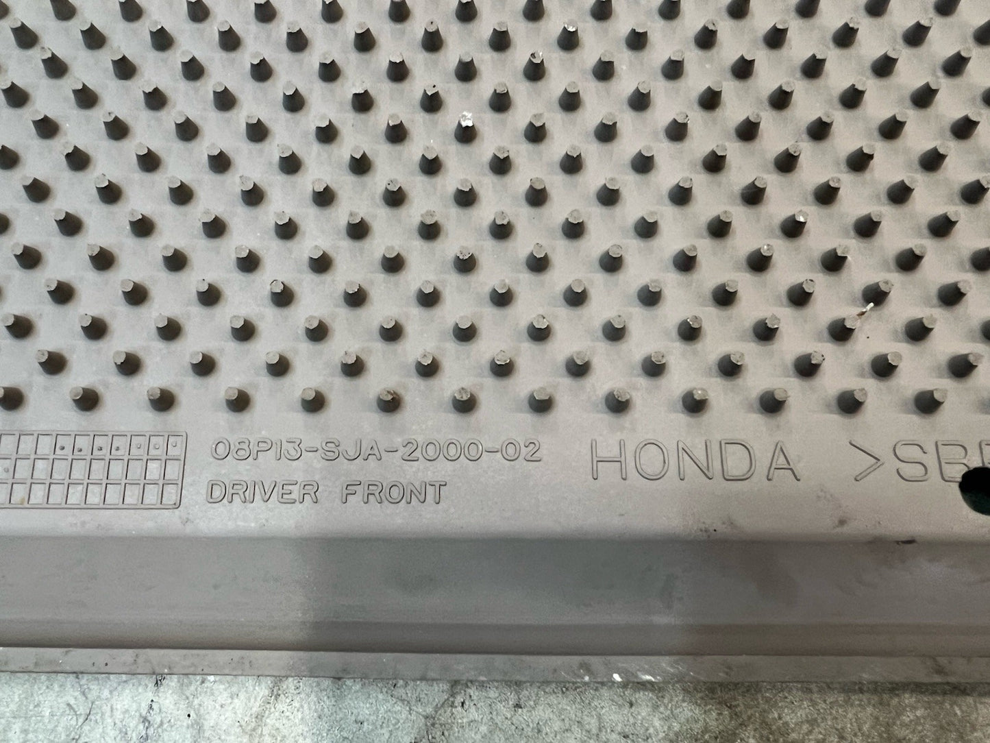 ✅05-12 ACURA RL ALL WEATHER RUBBER FLOOR MATS Gray OEM COVERS LINER SET KB1 KB2