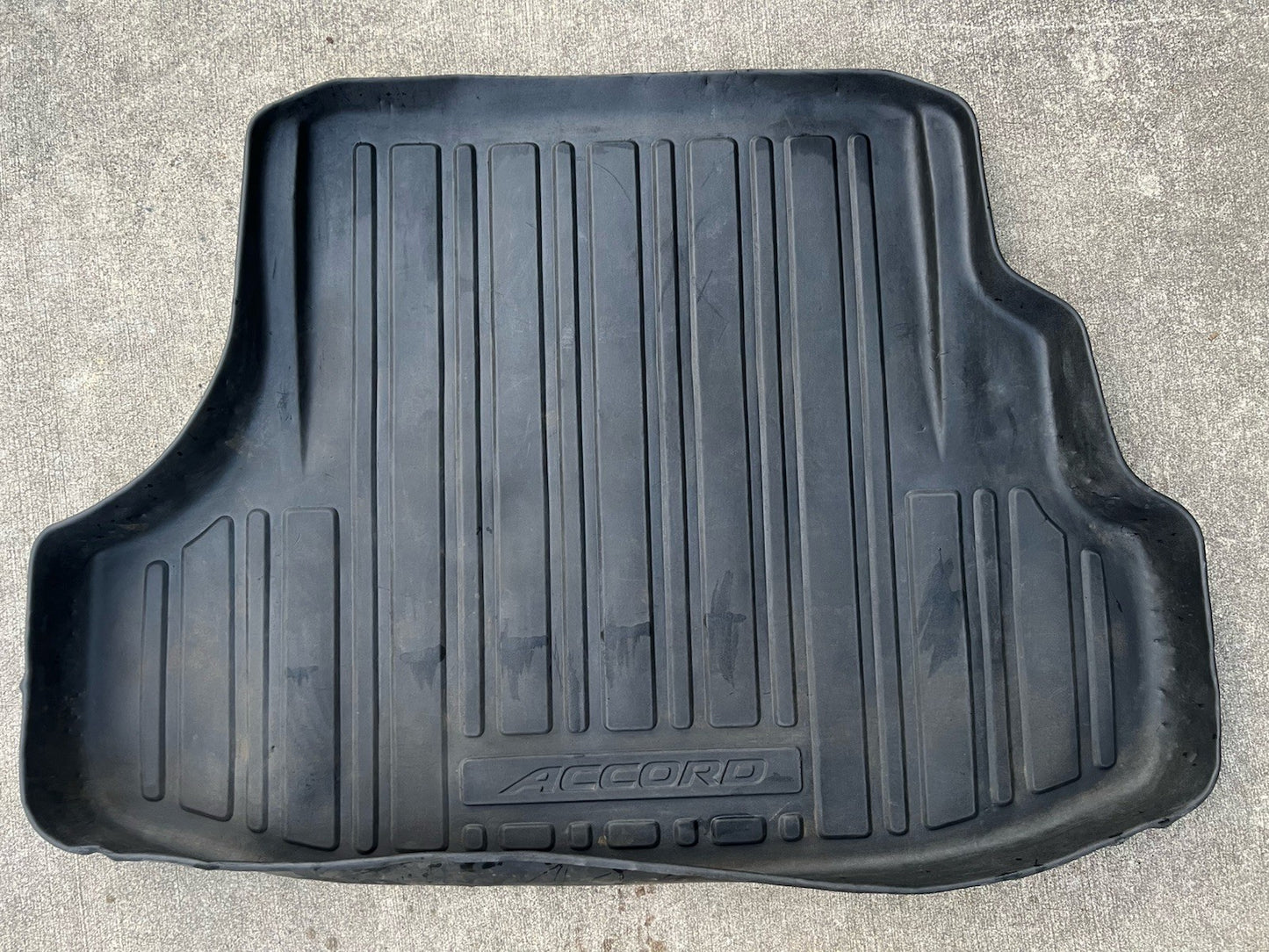 ✅ 03-07 Honda Accord Trunk Mat Liner Cargo Tray OEM All-Weather Season Rubber