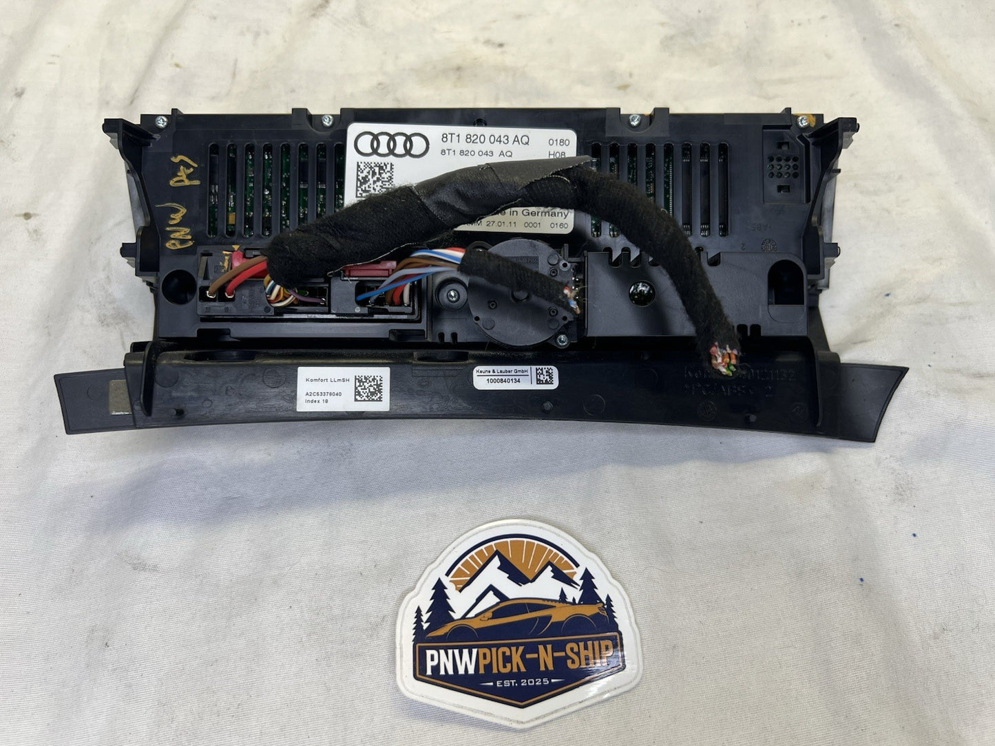 ✅ 2008-2014 OEM Audi Q5 A5 AC Heater Climate Control Temperature Switch Panel