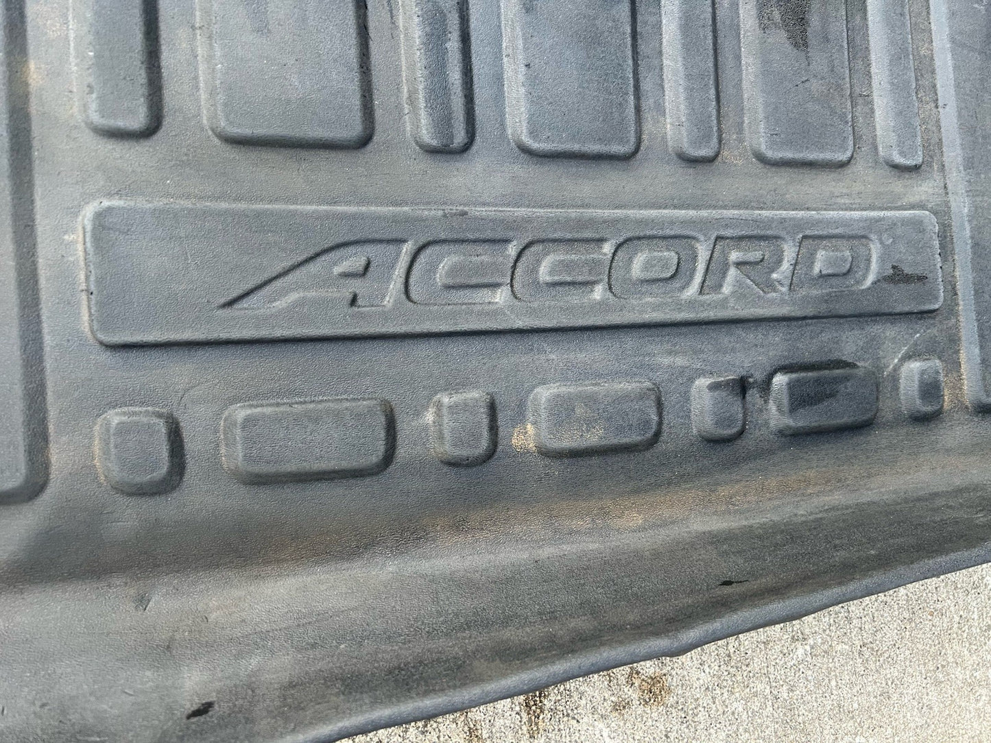 ✅ 03-07 Honda Accord Trunk Mat Liner Cargo Tray OEM All-Weather Season Rubber