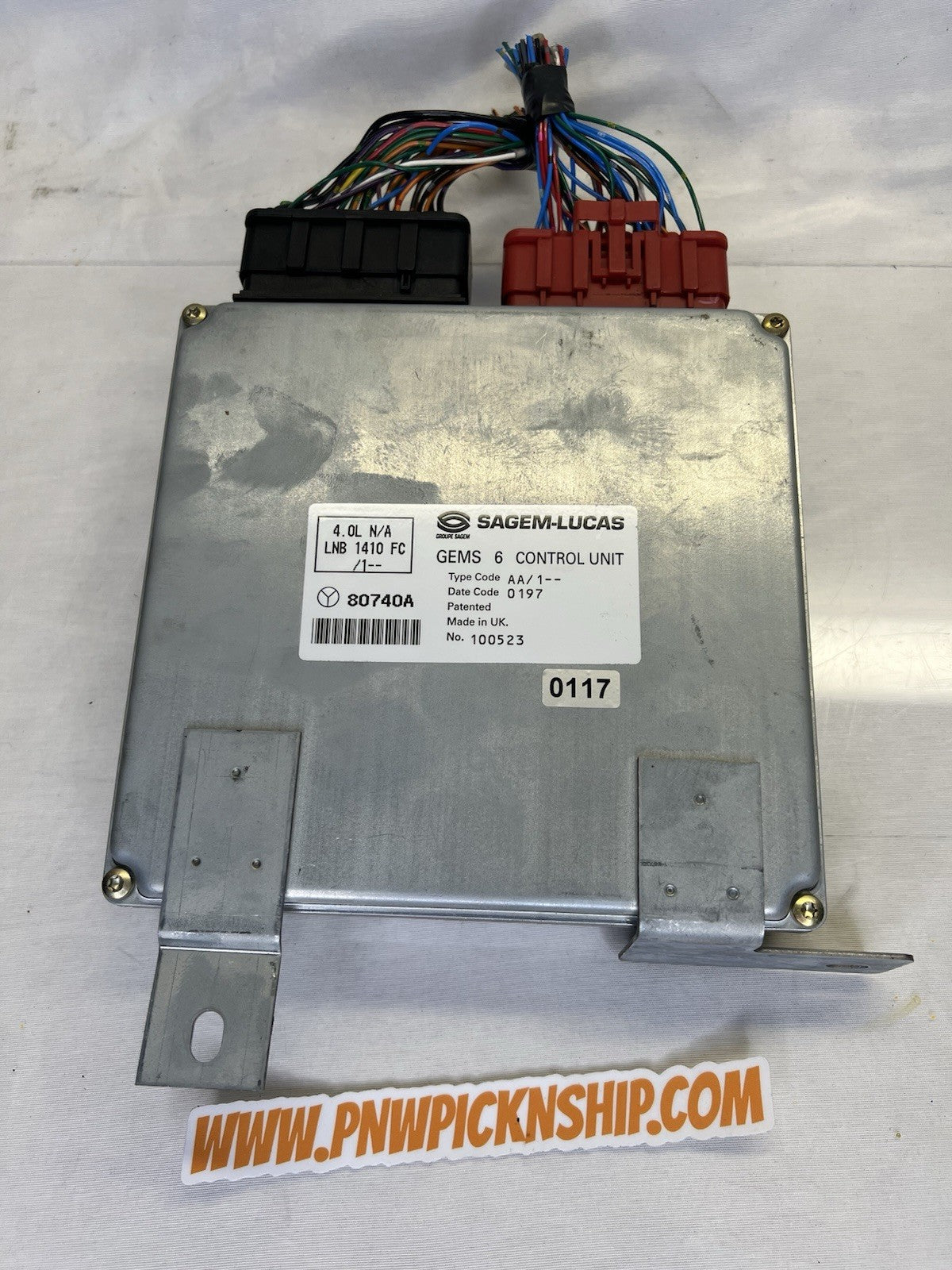 ✅ 1995 - 1997 Jaguar Vanden Plas Engine Control Module ECM ECU LNB1410FC OEM