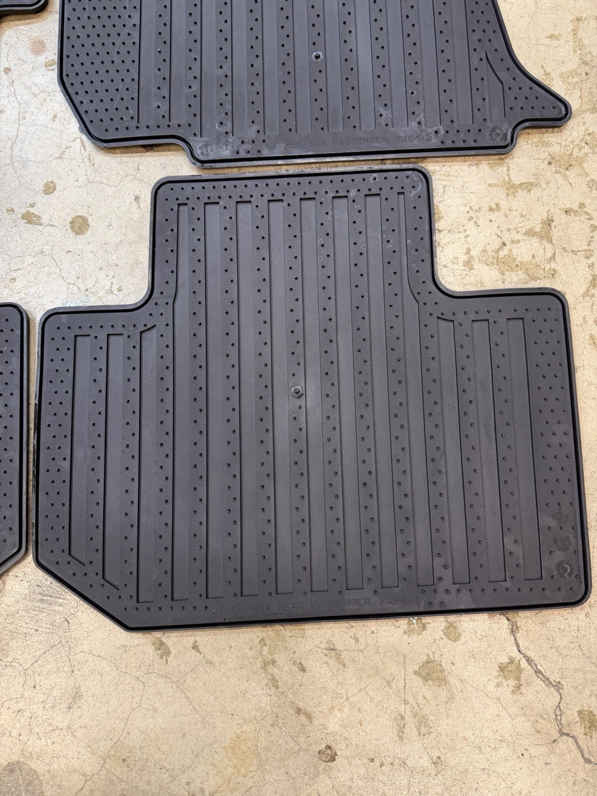 ✅ 2014-2018 Subaru Forester Black All Weather Floor Mats Set Rubber Factory OEM