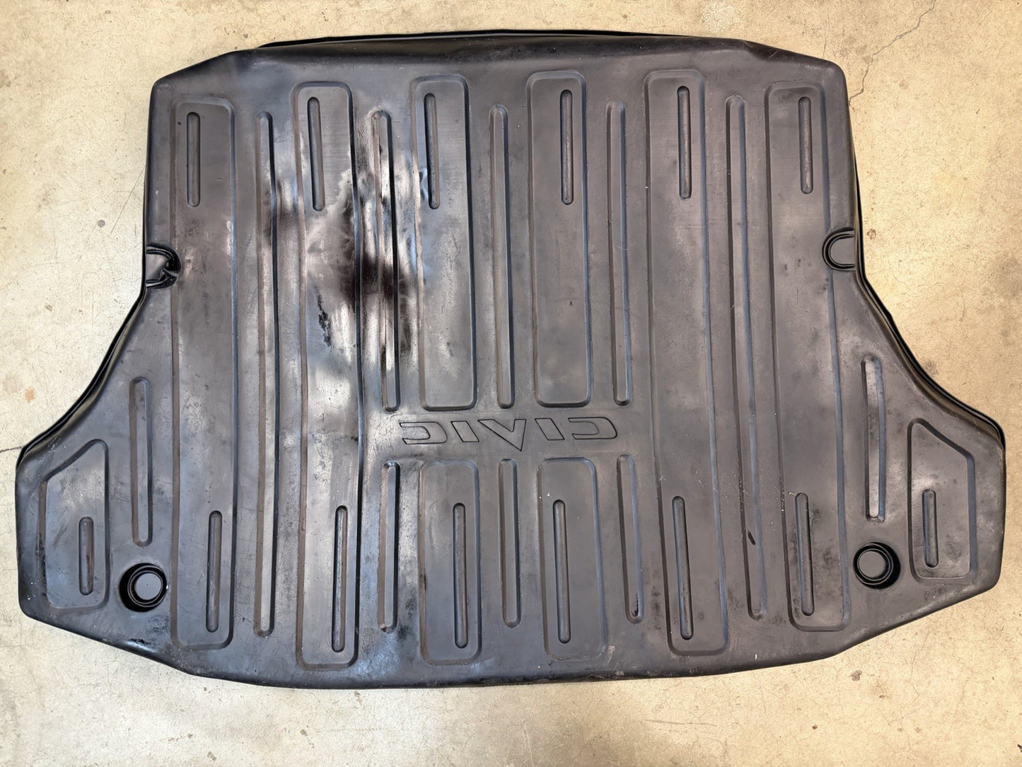 ✅ 2006-2011 Honda Civic All Weather Trunk Mat Cargo Liner Rubber Black OEM