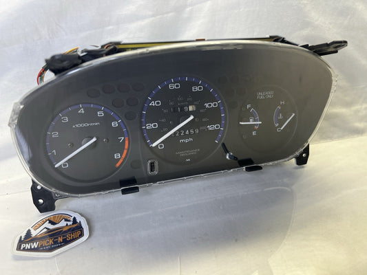 ✅ 1996 - 2000 Honda Civic EX Manual RPM Instrument Cluster No ABS 222k EK OEM