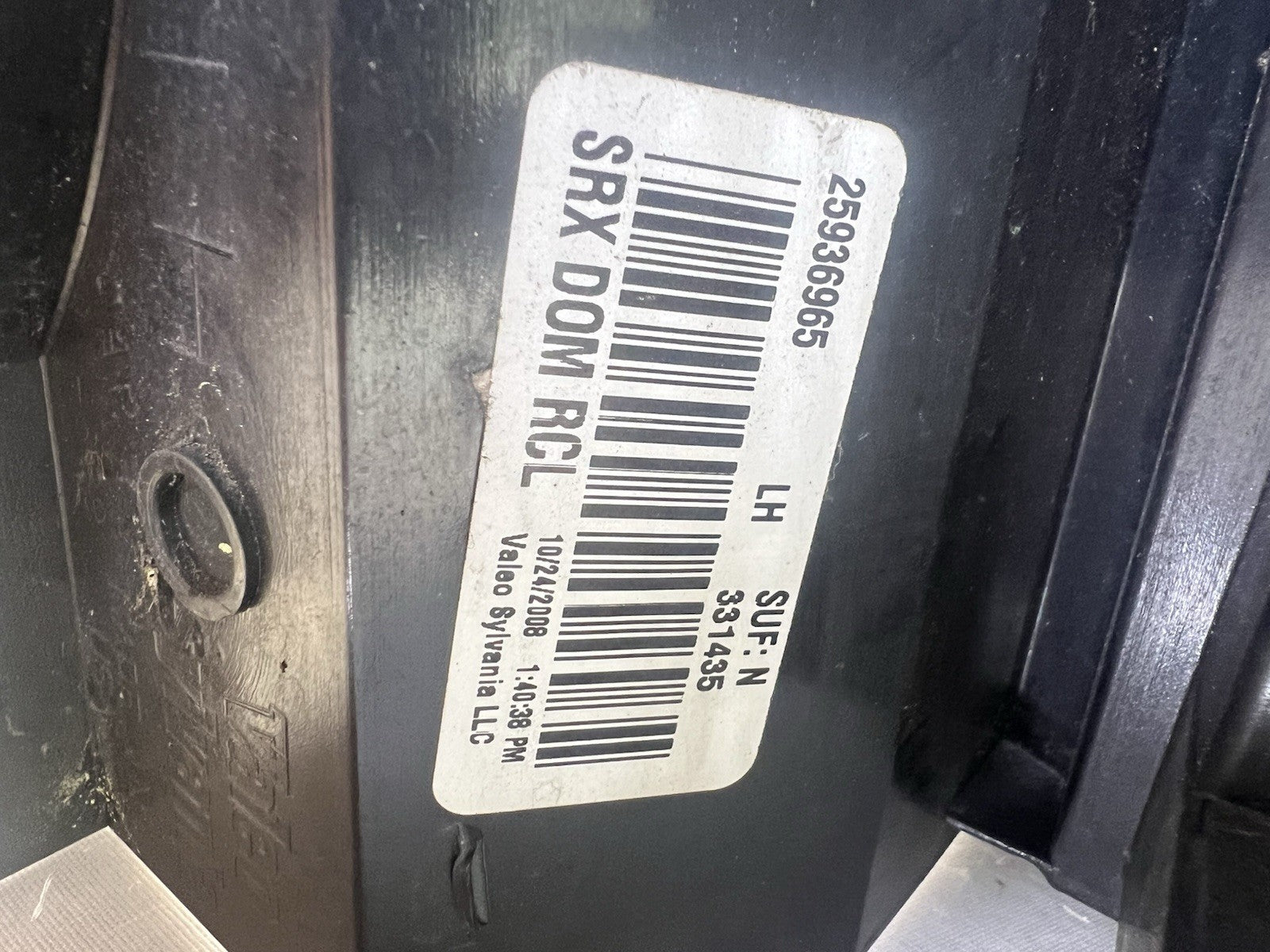 ✅ 2004 - 2009 CADILLAC SRX DRIVER SIDE LEFT TAIL LIGHT LED OEM 25936965