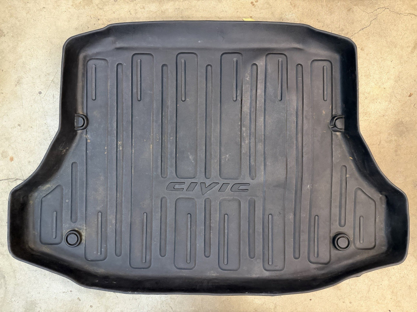 ✅ 2006-2011 Honda Civic All Weather Trunk Mat Cargo Liner Rubber Black OEM