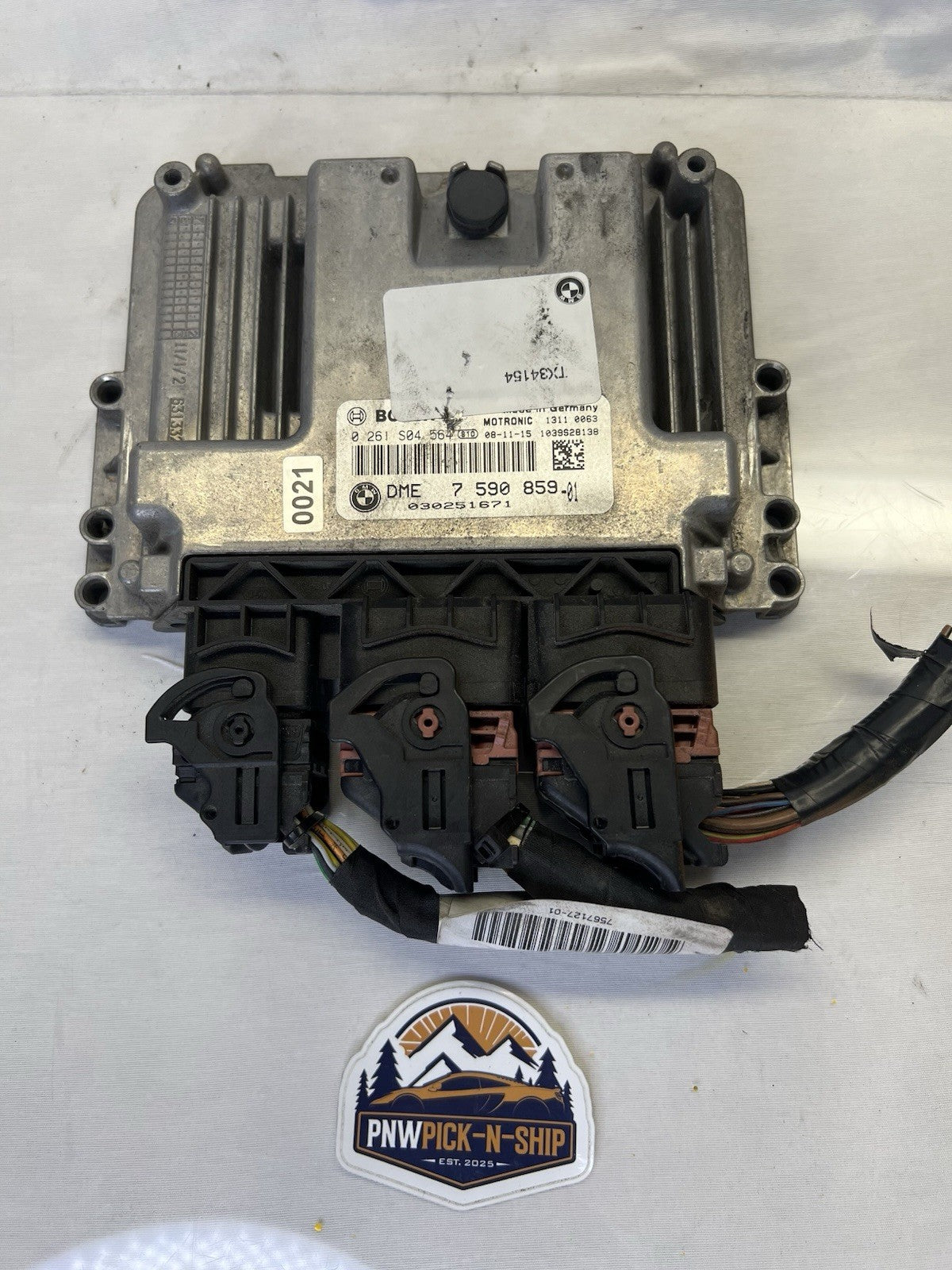 ✅ 2009-2010 Mini Cooper 7 590 859-01 Computer Engine Control ECU ECM EBX Module