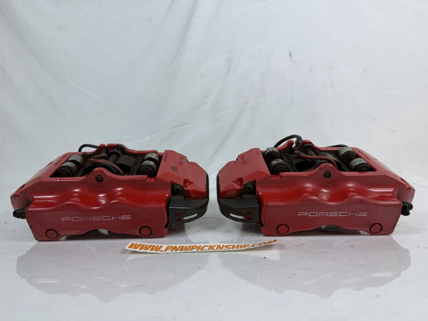 ✅ 03-10 Porsche Cayenne Turbo Brembo Rear Brake Caliper Calipers Set of 2 Pc OEM