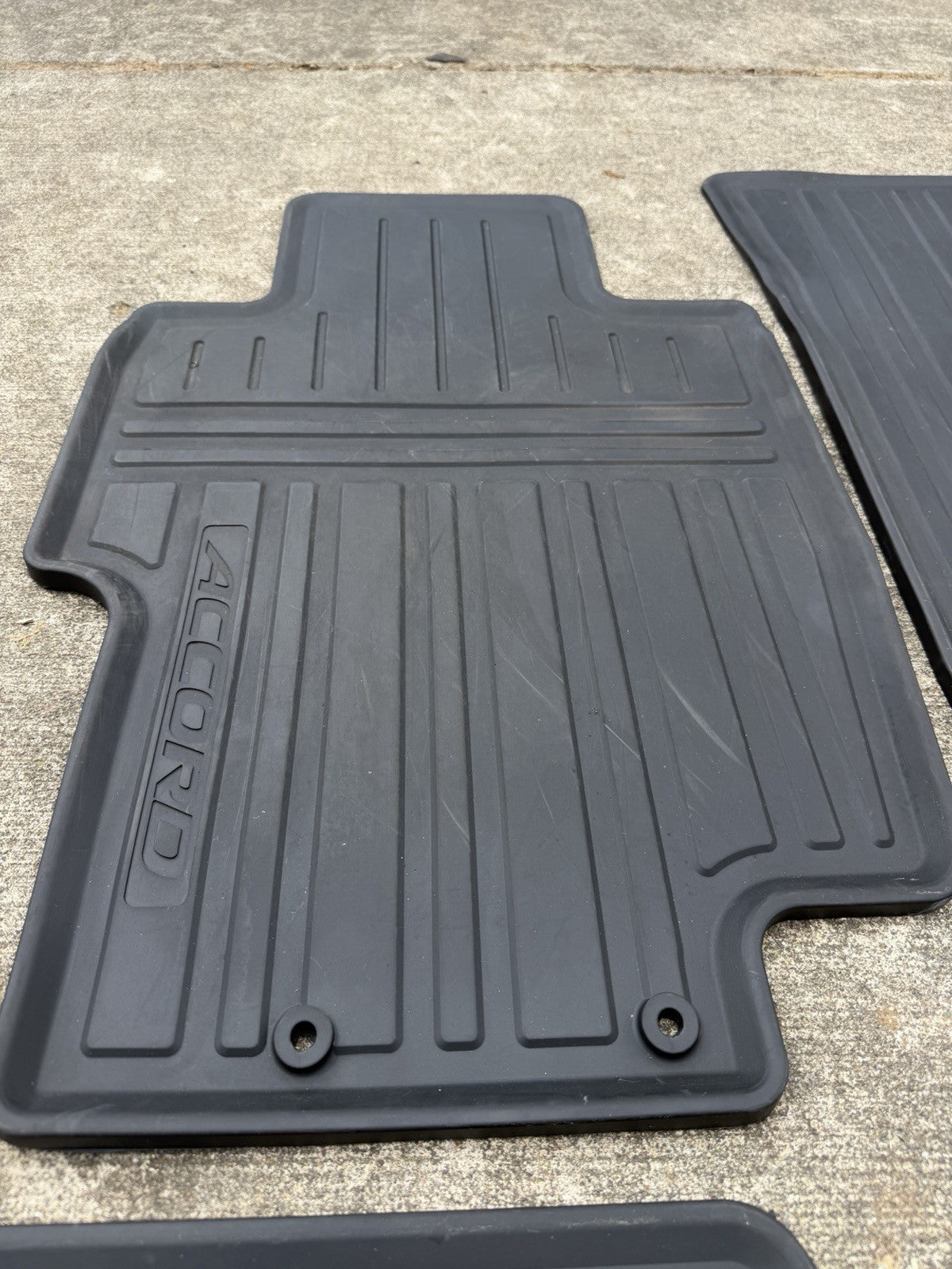 ✅ 2003-2007 Honda Accord All Weather Rubber Floor Mats Black OEM Factory 4 Piece