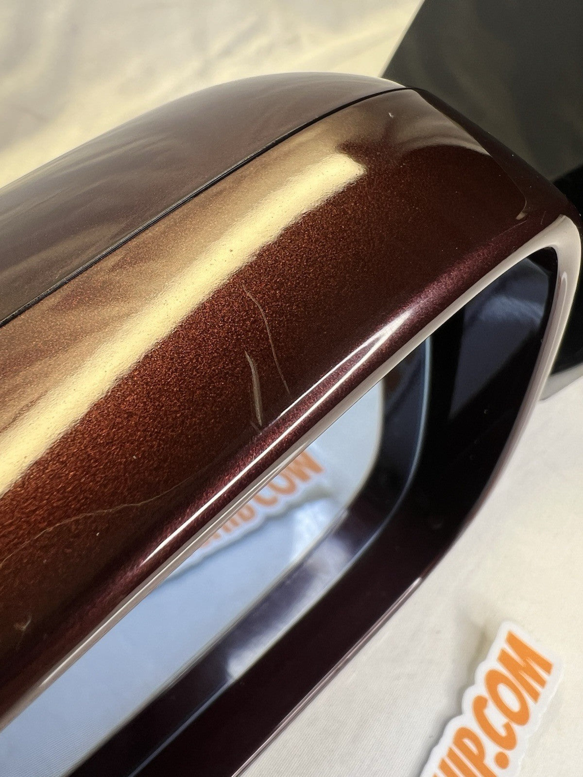 ✅ 10-13 Acura MDX Driver Left Side View Mirror Power Heated 11 Wire Dark Cherry