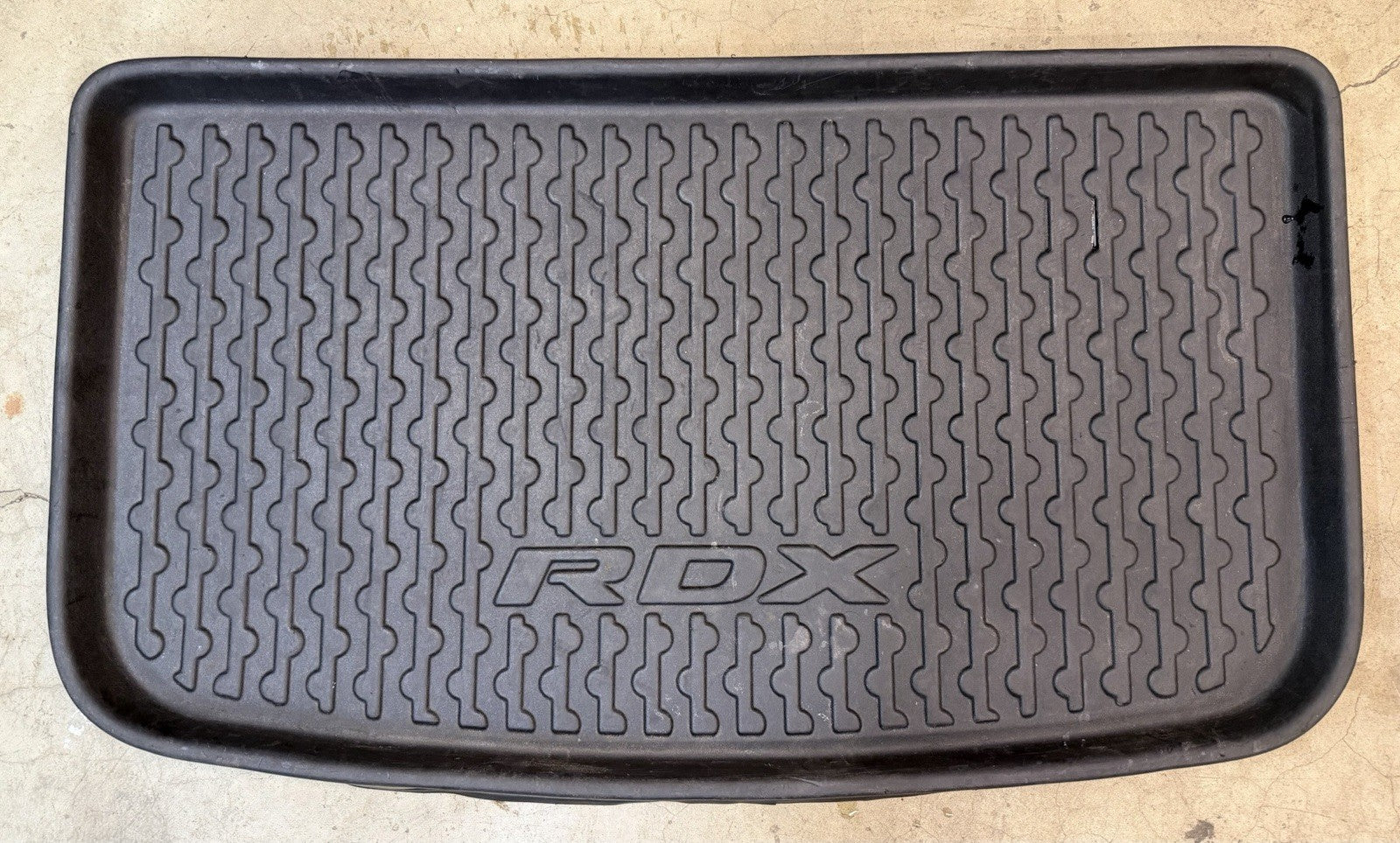 ✅ 07-12 Acura RDX Genuine OEM Factory Black All Season Rubber Trunk Mat Liner
