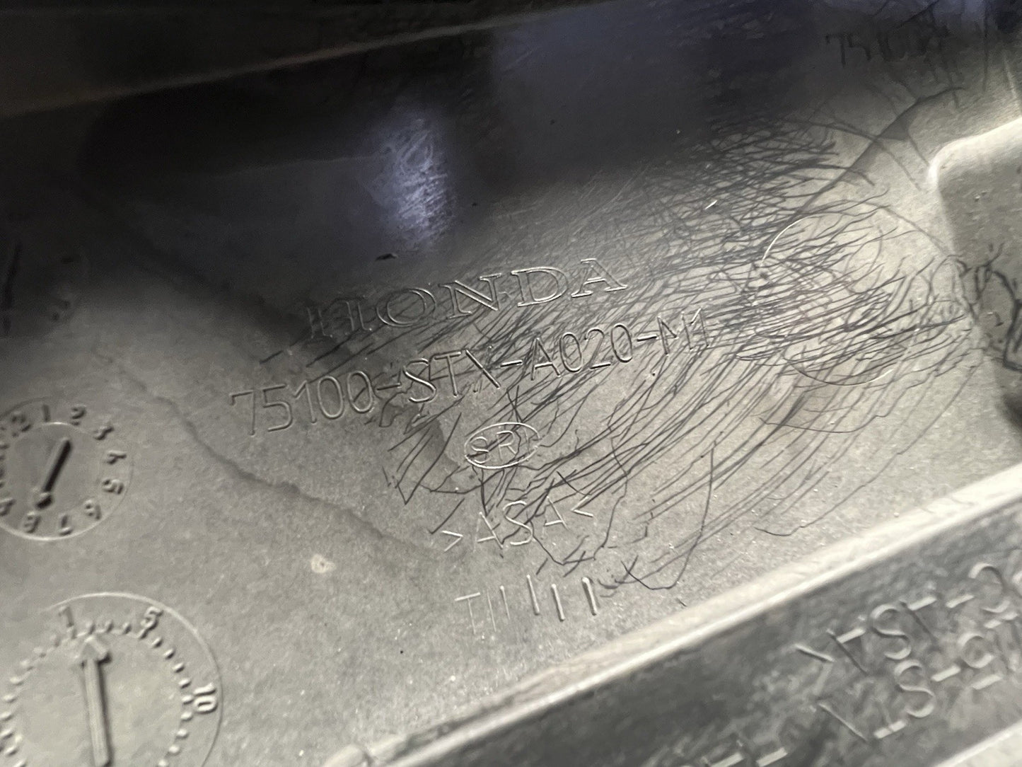 ✅ 2010-2013 Acura MDX Front Bumper Grille With Emblem OEM Silver Grill READ