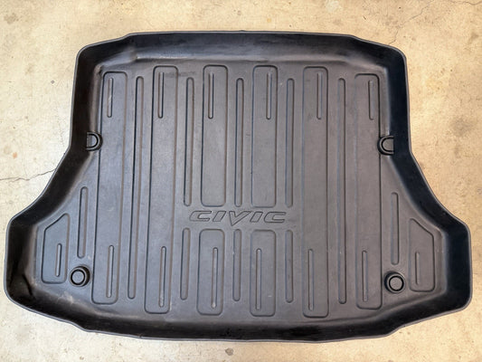 ✅ 2006-2011 Honda Civic All Weather Trunk Mat Cargo Liner Rubber Black OEM