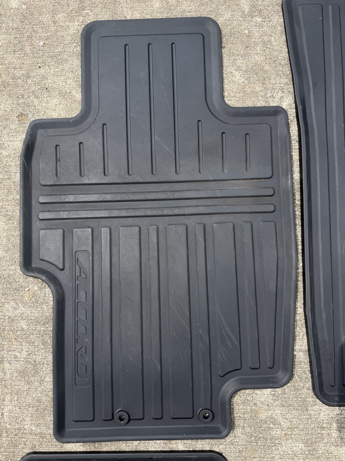 ✅ 2003-2007 Honda Accord All Weather Rubber Floor Mats Black OEM Factory 4 Piece