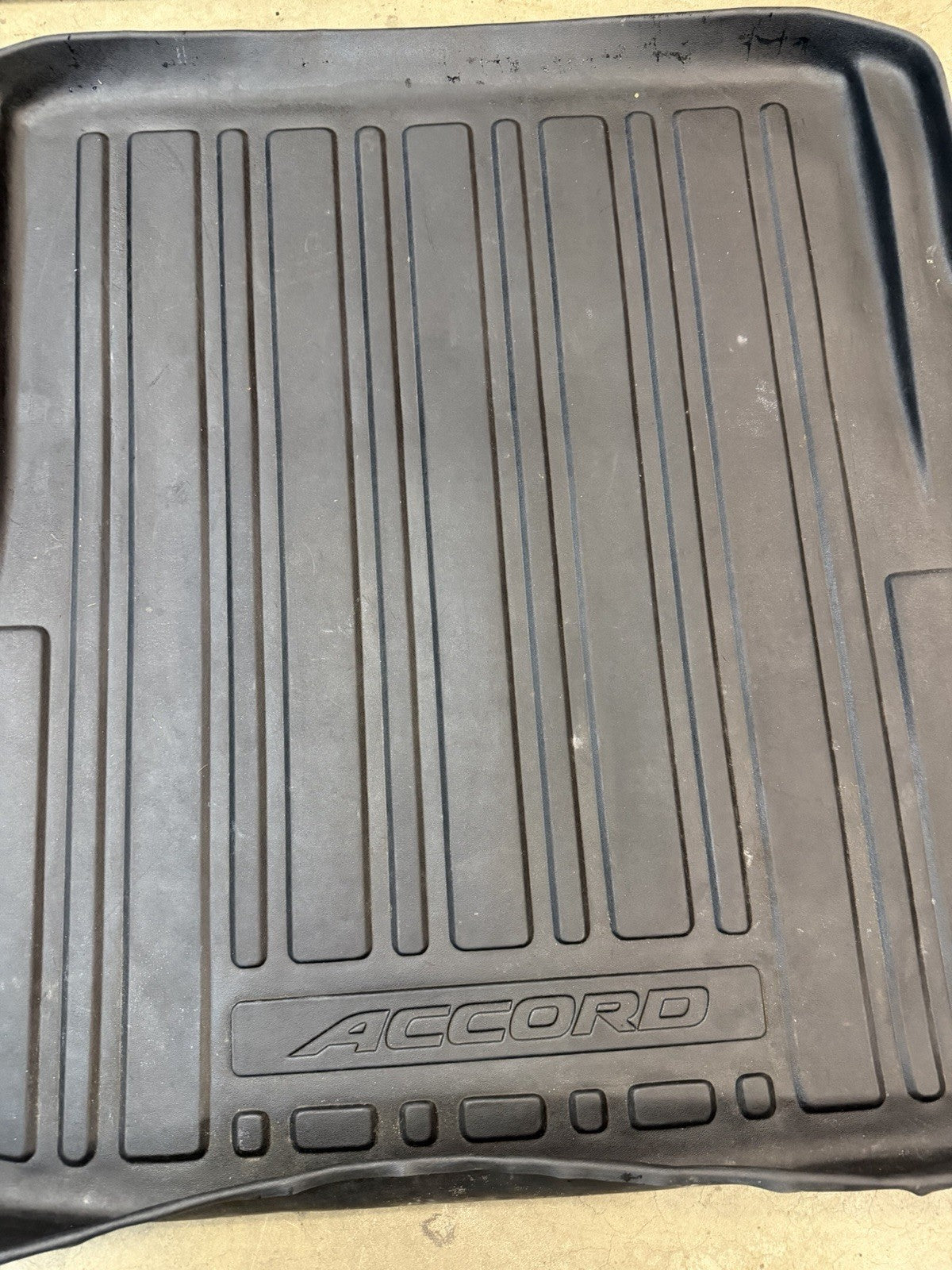 ✅ 03-07 Honda Accord Trunk Mat Liner Cargo Tray OEM All Weather Season Rubber