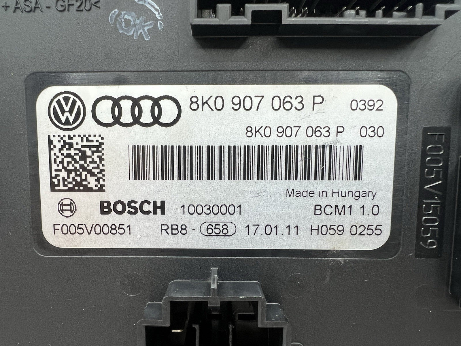 ✅ 2009-16 AUDI B8 A4 S4 A5 S5 Q5 BODY CONTROL COMPUTER MODULE BCM OEM 8K0907063P