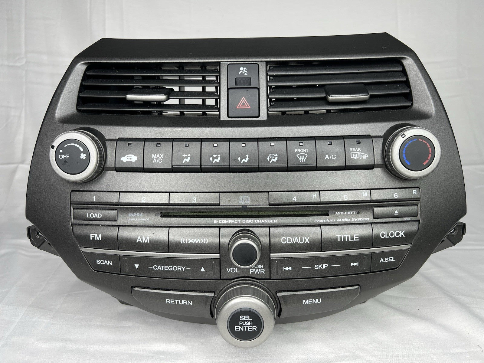 ✅ 2008-2011 HONDA ACCORD AM FM CD 6 DISC PLAYER RADIO STEREO RECEIVER 