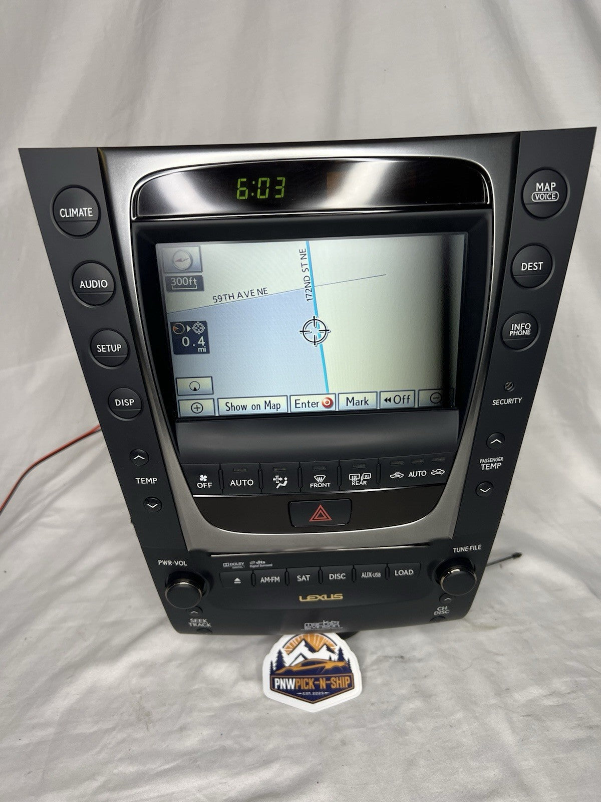 ✅ 10-11 LEXUS GS350 NAVIGATION SCREEN DISPLAY RADIO RECEIVER 86431-30201 OEM