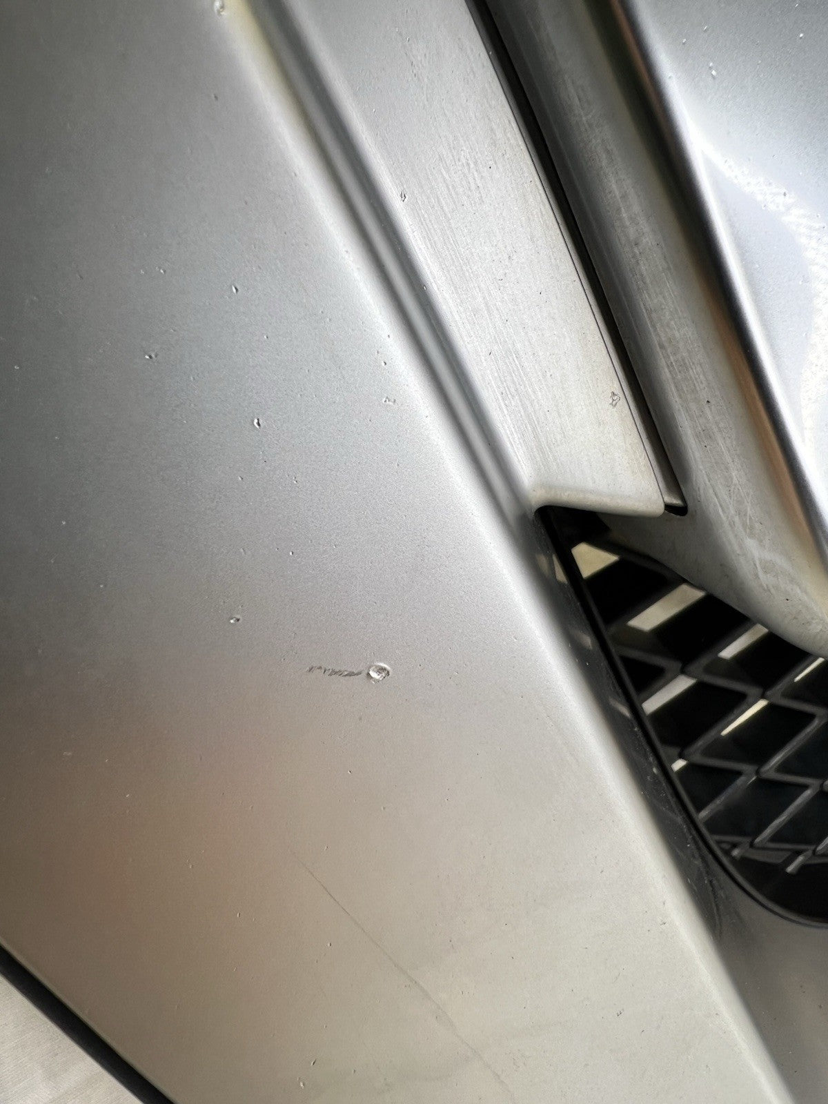 ✅ 2010-2013 Acura MDX Front Bumper Grille With Emblem OEM Silver Grill READ