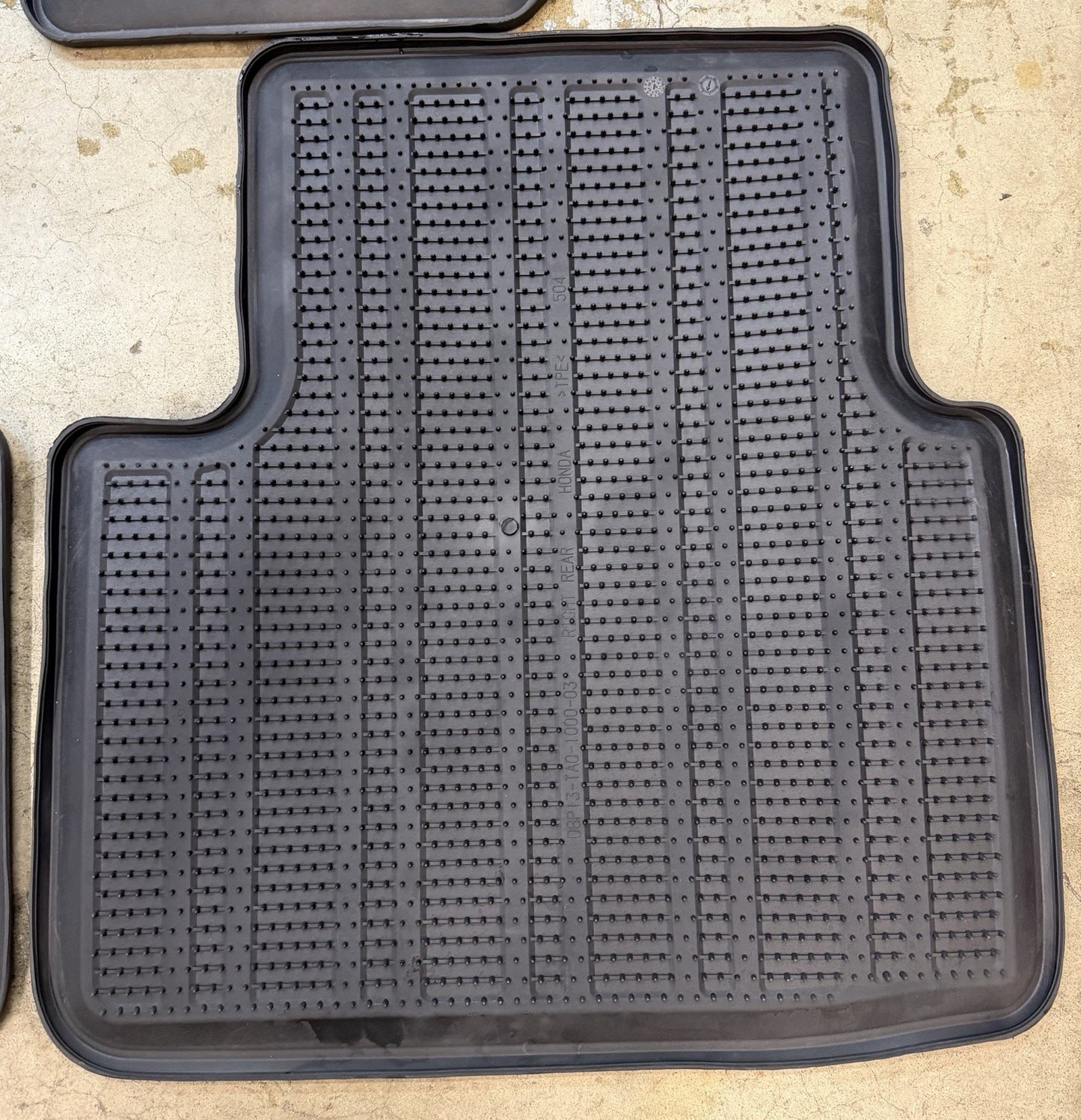✅ 2008-2012 Honda Accord OEM All Weather Floor Mat All Season Rubber Mats Sedan