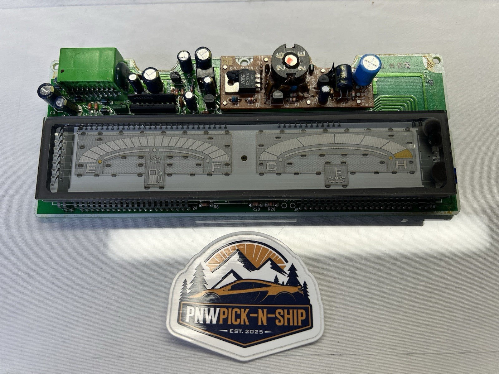 ✅ 92-96 Honda Prelude Digital Temp Fuel Gauge Instrument  Cluster REBUILT