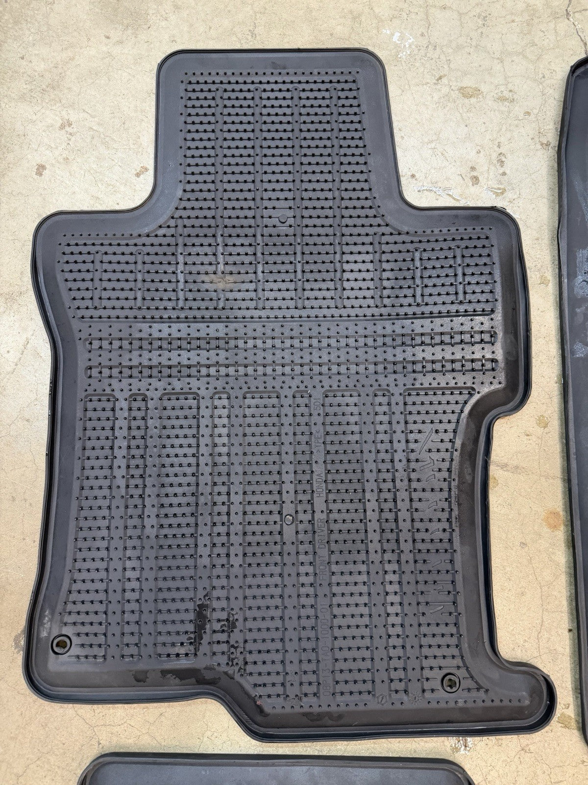 ✅ 2008-2012 Honda Accord OEM All Weather Floor Mat All Season Rubber Mats Sedan