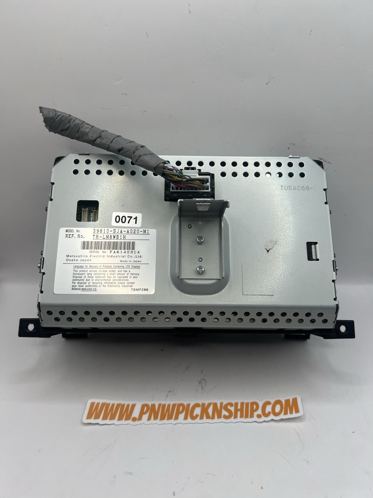 ✅ 2005-2012 Acura RL GPS TV Display Screen Dash Lower W/ Navigation OEM