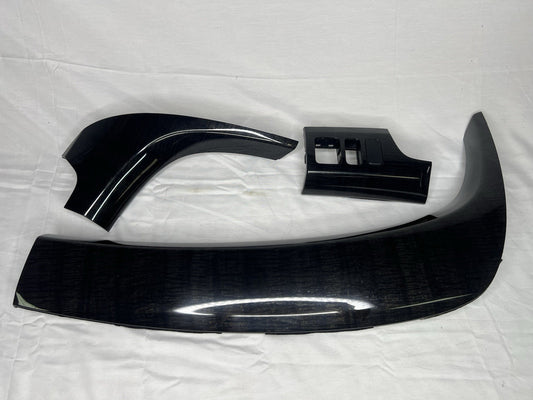 ✅ 2007-2013 ACURA MDX Dash Panel Dark Woodgrain Trim LH CENTER RH SET OF 3 OEM