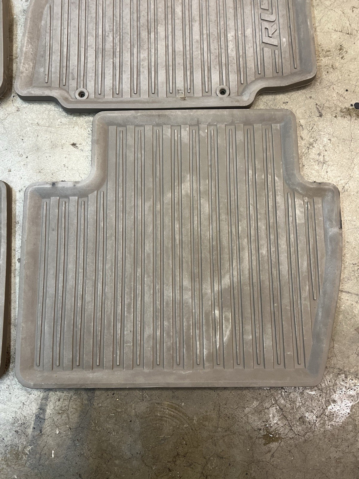 ✅05-12 ACURA RL ALL WEATHER RUBBER FLOOR MATS Gray  OEM COVERS LINER SET KB1 KB2