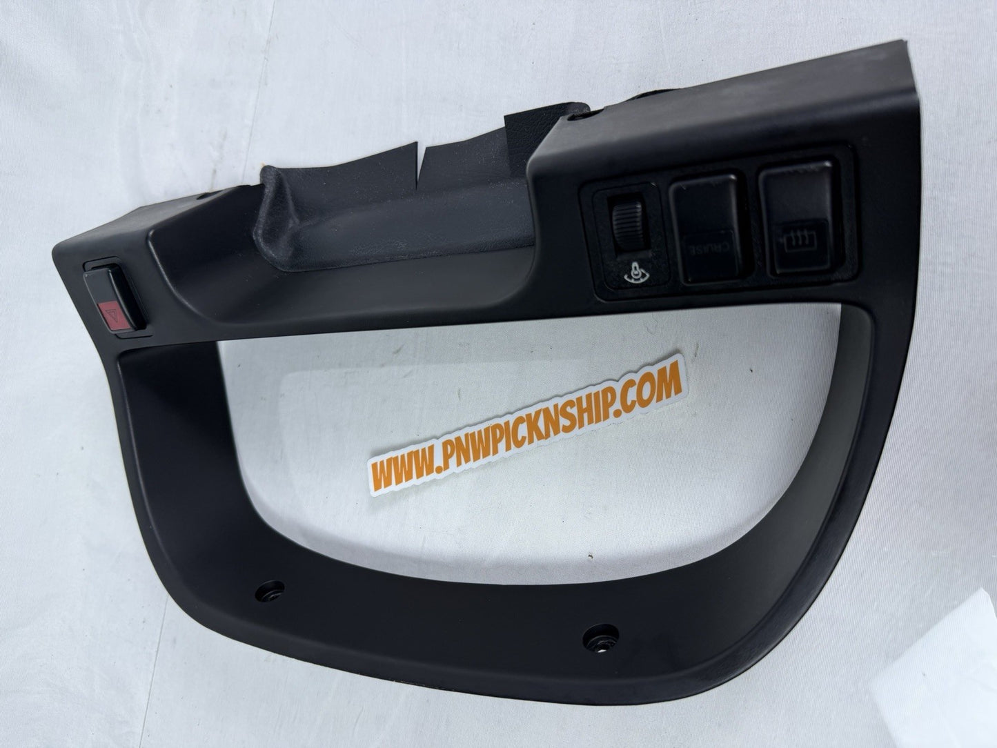 ✅1990 - 1991 Honda Civic 4 Door Sedan Instrument Cluster Bezel With Switches OEM