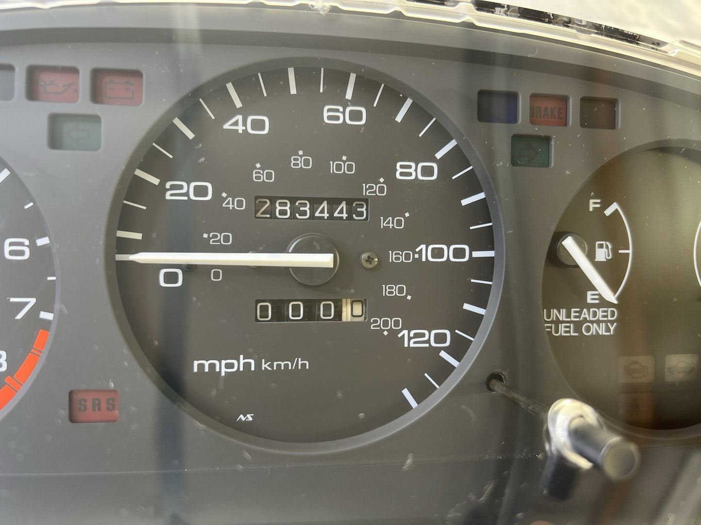 ✅ 92-95 Honda Civic EG Instrument Cluster Speedometer USDM Unit MANUAL 283k OEM