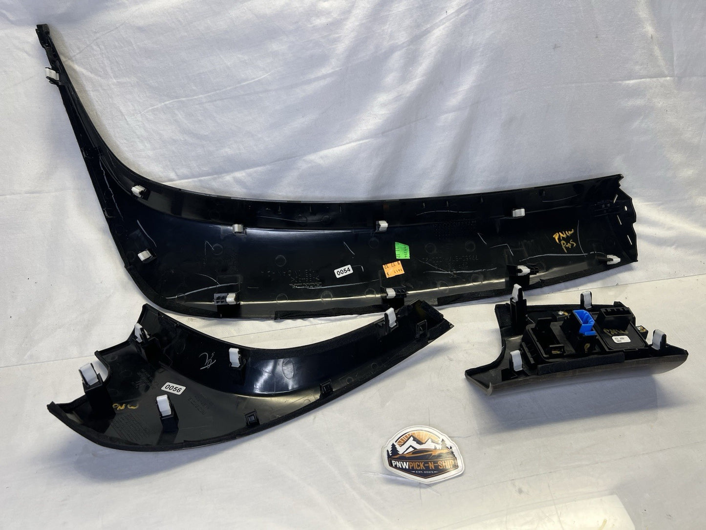 ✅ 2010-2013 Acura MDX Dash Panel Brown Woodgrain Bezel Trim 3 Piece Set OEM READ