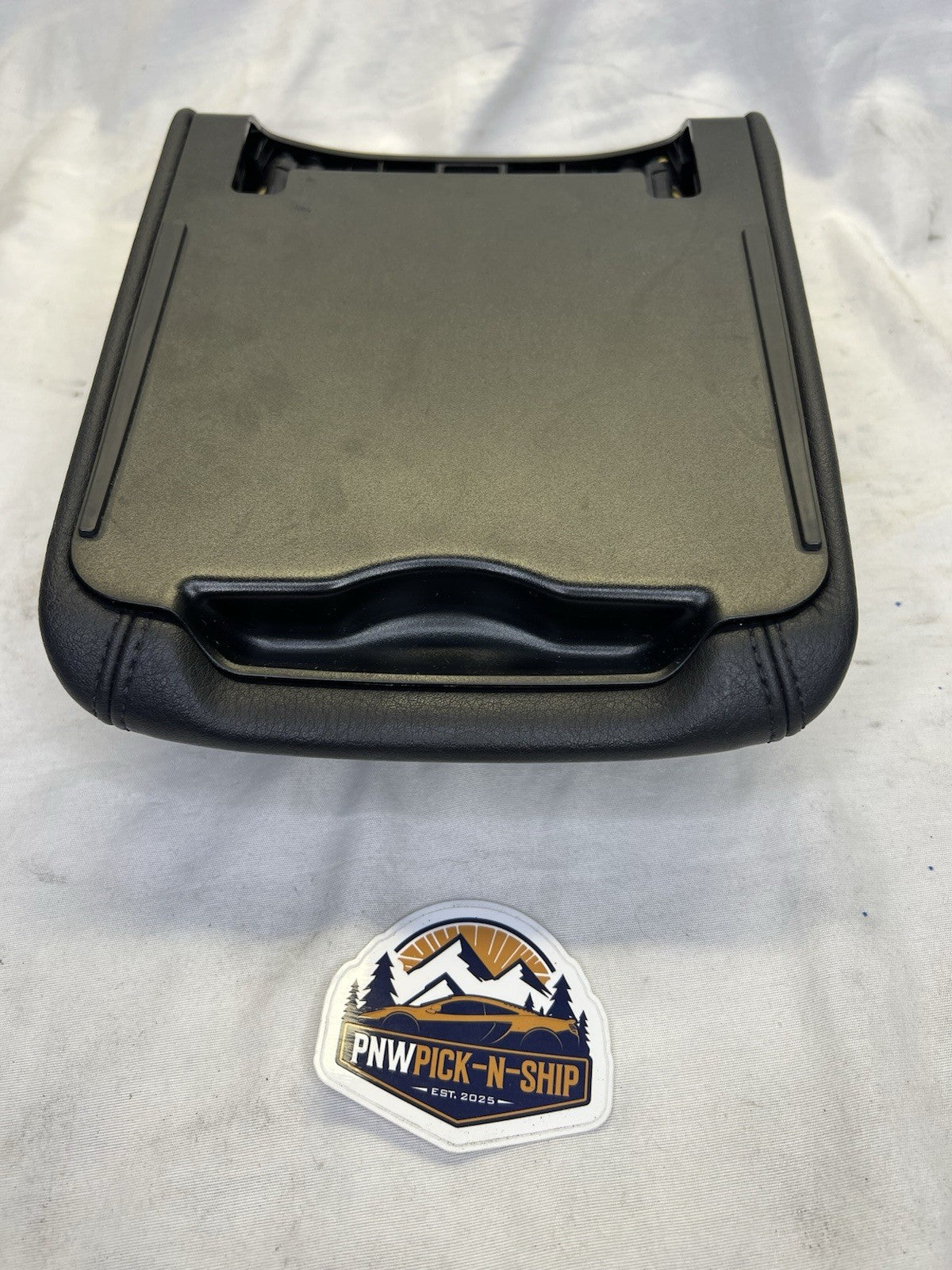 ✅ 2009-2017 AUDI Q5 B8 8R FRONT CENTER CONSOLE ARMREST ARM REST LID BLACK