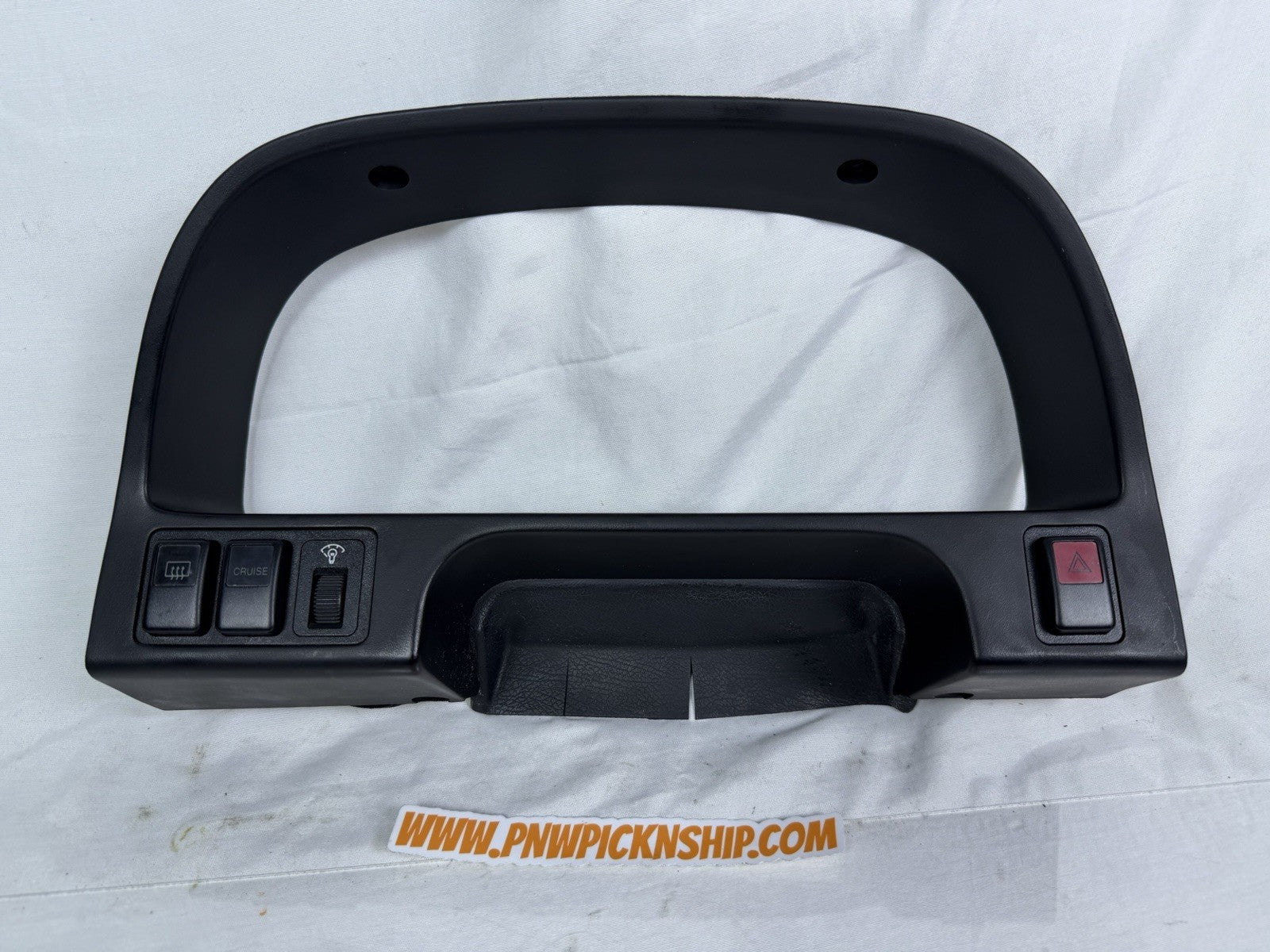 ✅1990 - 1991 Honda Civic 4 Door Sedan Instrument Cluster Bezel With Switches OEM