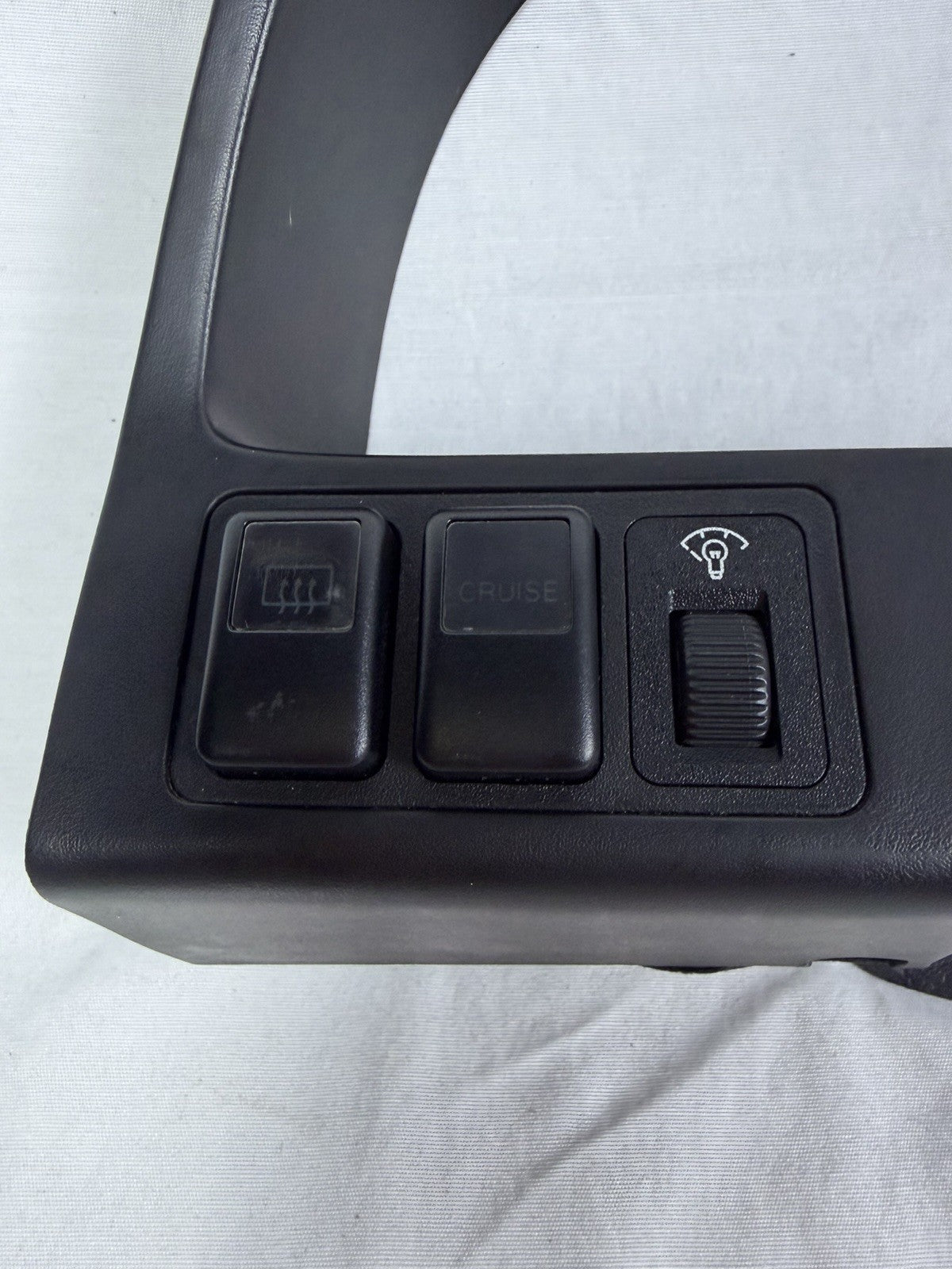 ✅1990 - 1991 Honda Civic 4 Door Sedan Instrument Cluster Bezel With Switches OEM