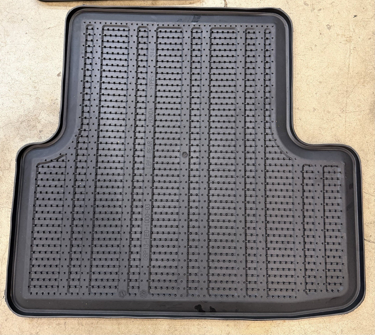 ✅ 2008-2012 Honda Accord OEM All Weather Floor Mat All Season Rubber Mats Sedan