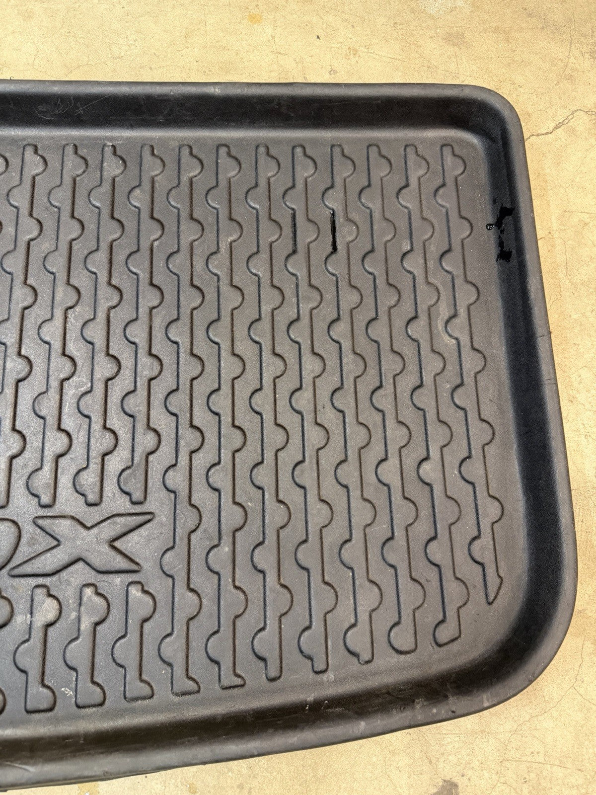 ✅ 07-12 Acura RDX Genuine OEM Factory Black All Season Rubber Trunk Mat Liner