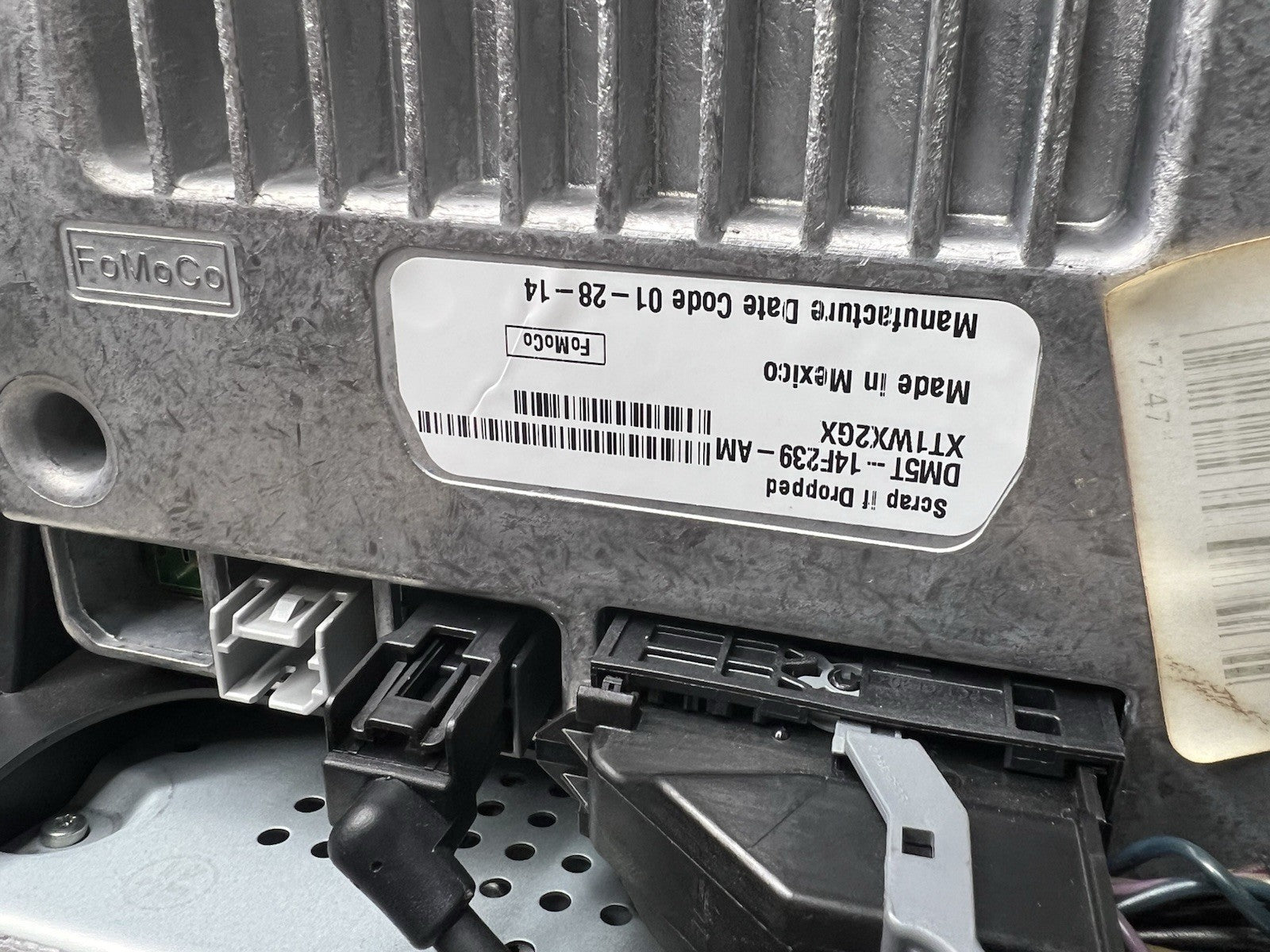 ✅14-18 Ford Focus Dash Navigation Info Radio W/ Display Screen Bezel Vents DM5T