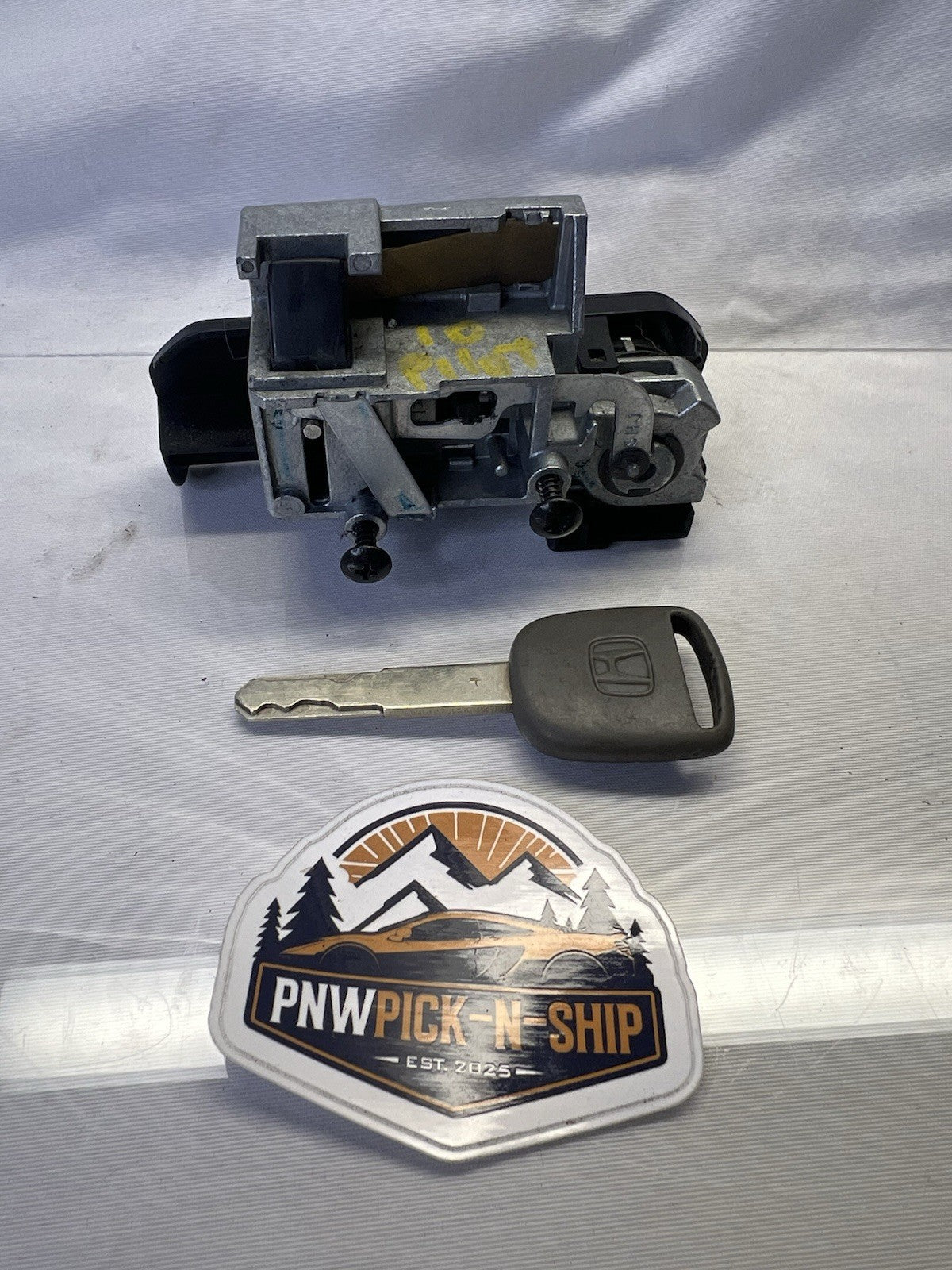 ✅ 2009 - 2015 Honda Pilot Glove Box Latch Handle Lock With Key Black OEM