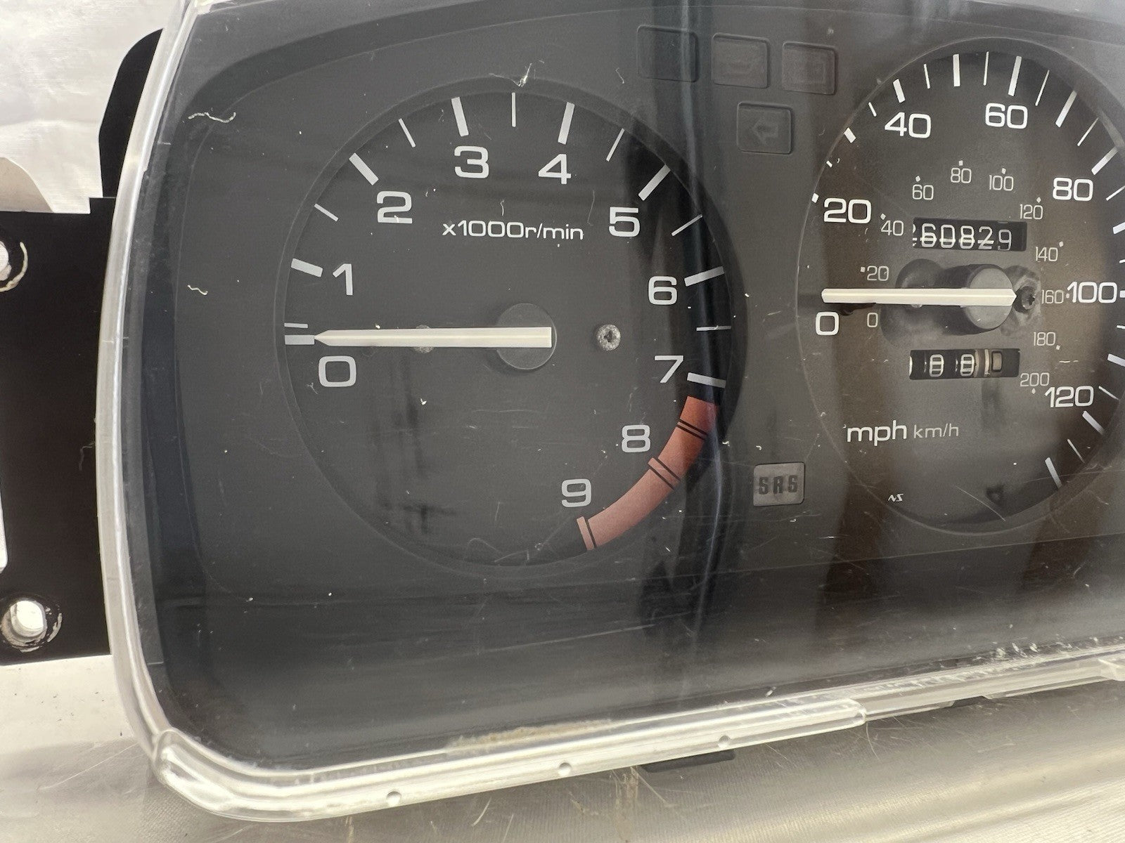 ✅ 92-95 Honda Civic EG EX A/T Auto Tachometer Instrument Gauge Cluster 260K OEM