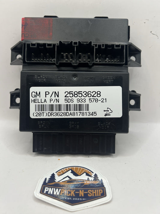 ✅ 07 - 14 Cadillac Chevrolet GMC Seat Control Module Front Left LH 25853628 OEM