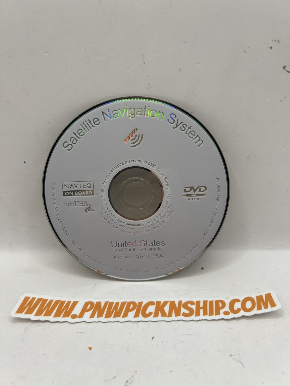 ✅2006-2008 Honda Pilot Navigation Drive TESTED CODE + DISC 39540-S3V-A610-M1 OEM