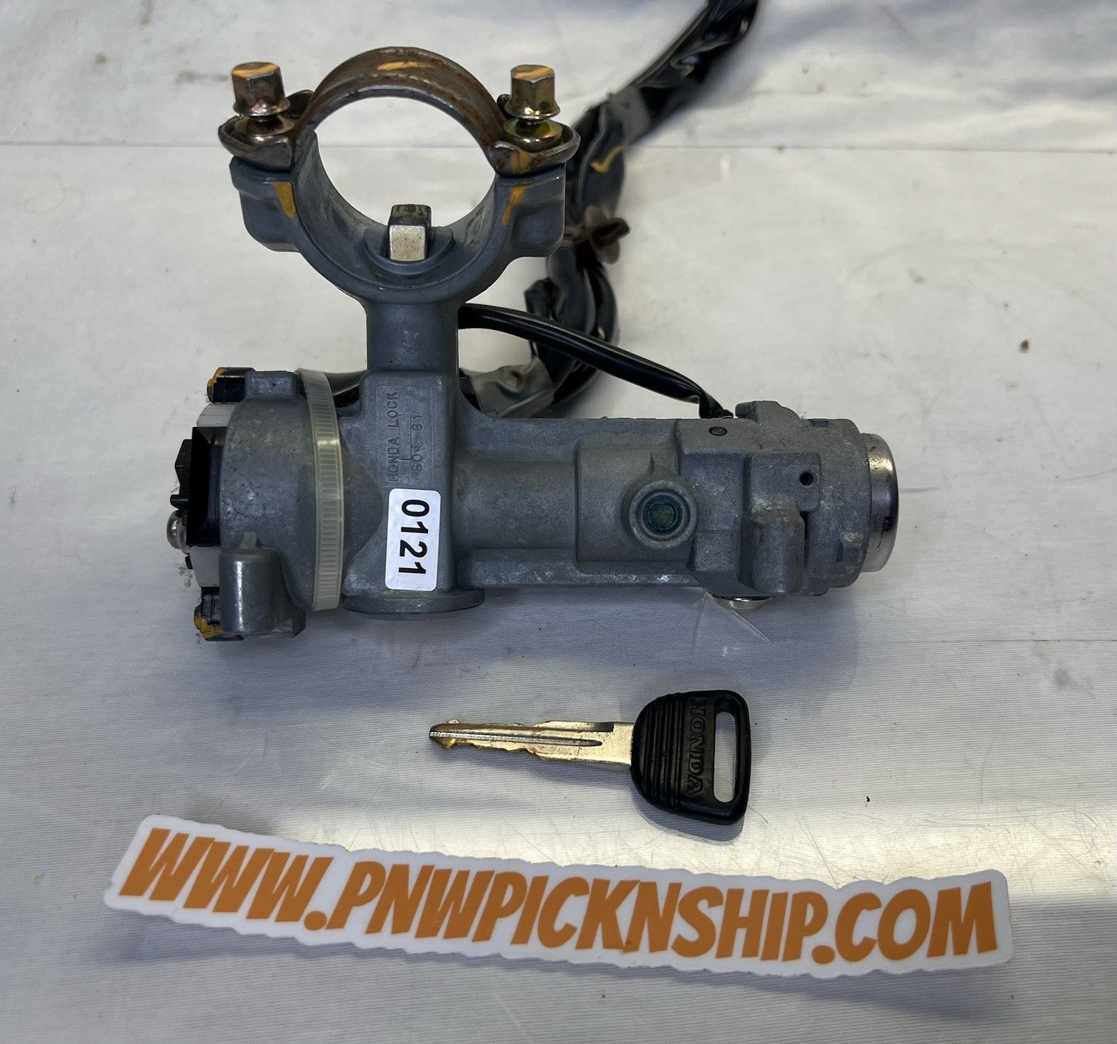 ✅ 1996-2000 Honda Civic Manual Ignition Switch Harness Lock Cylinder w/ OEM Key