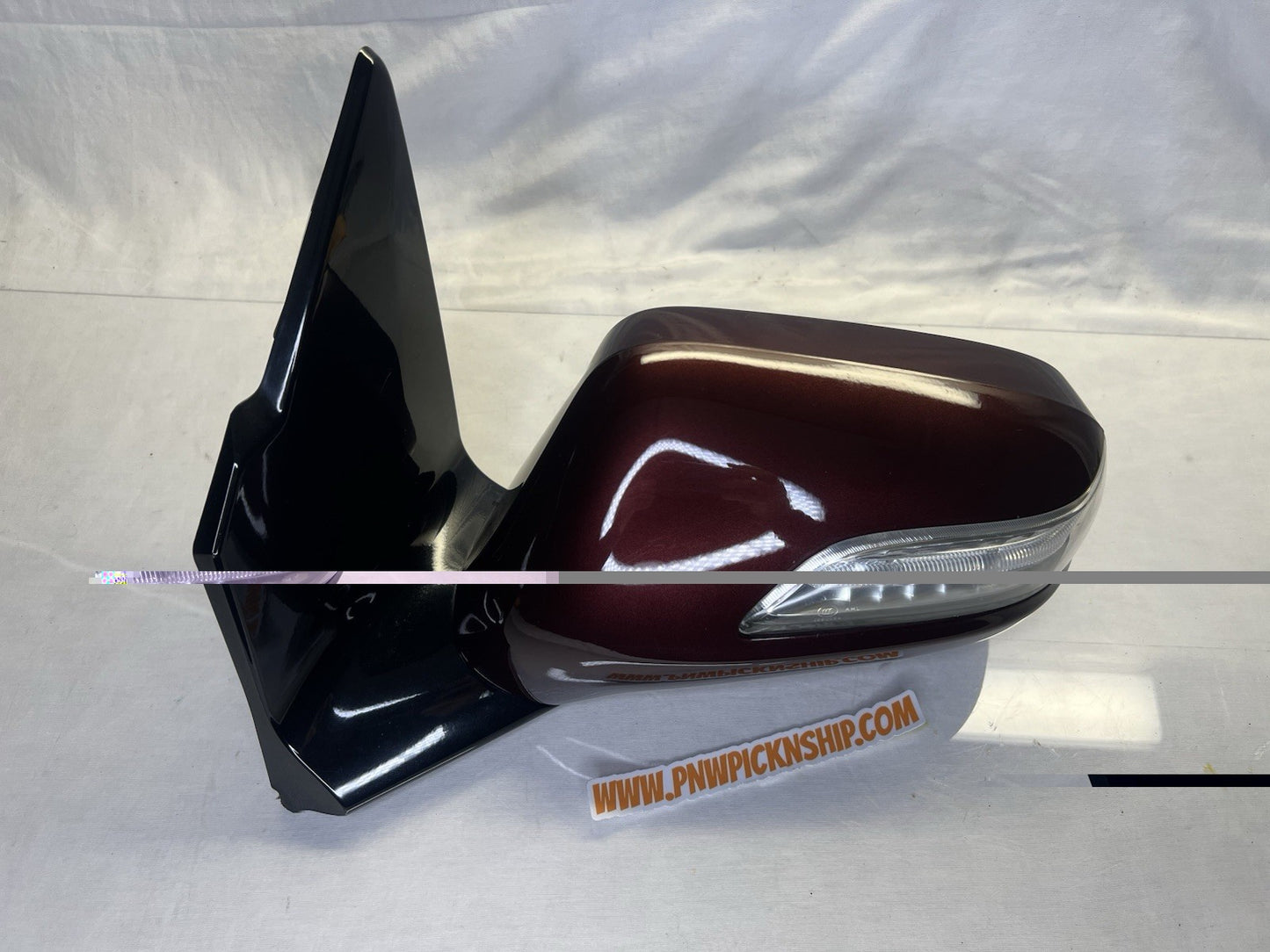 ✅ 10-13 Acura MDX Driver Left Side View Mirror Power Heated 11 Wire Dark Cherry